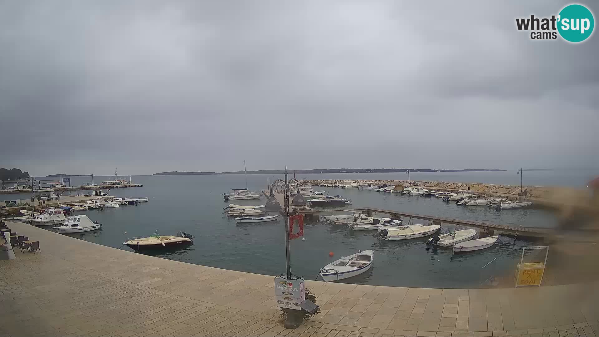 Fažana Livecam riva et marina de la ville – Istrie