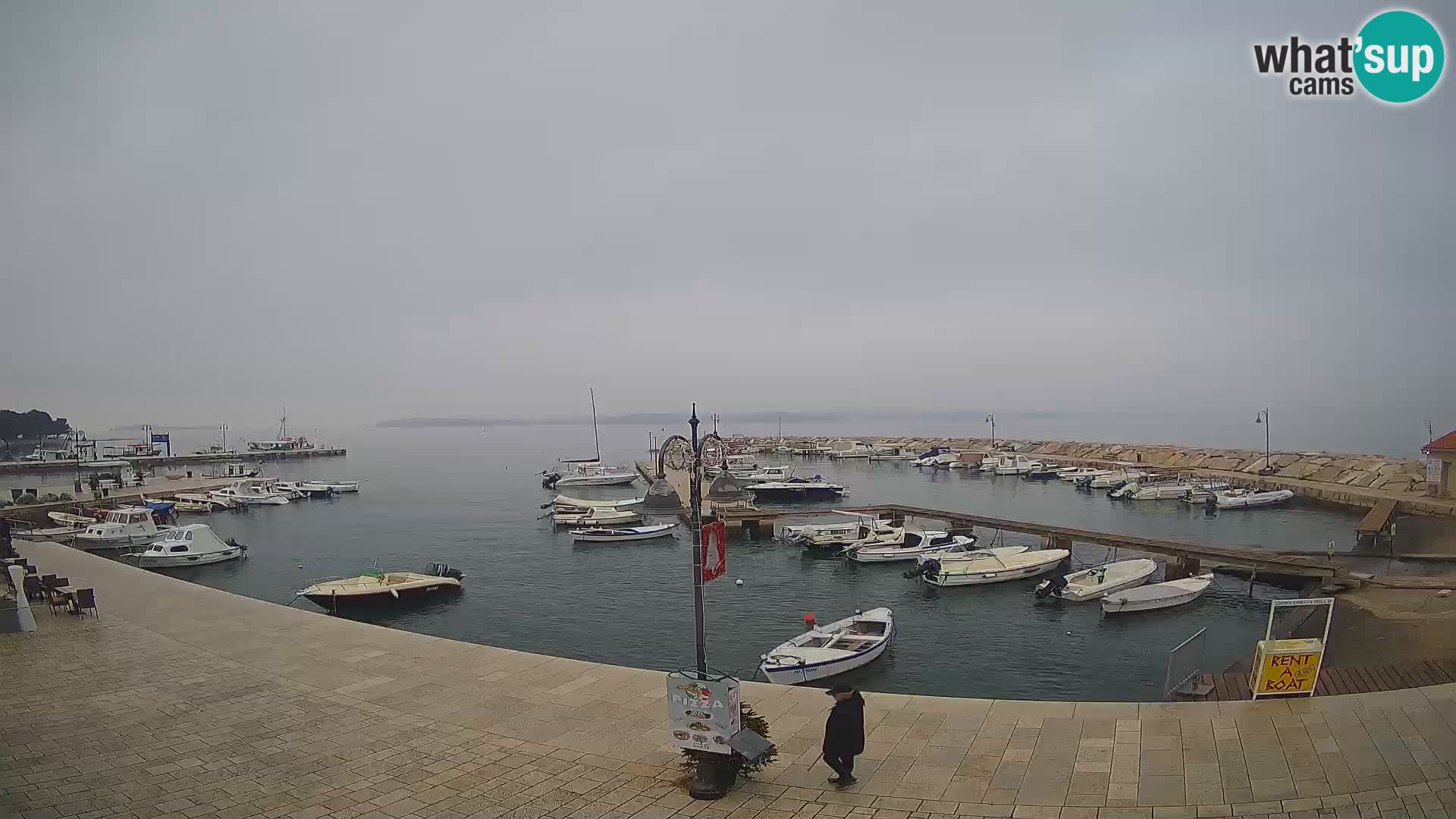 Fažana Livecam riva et marina de la ville – Istrie