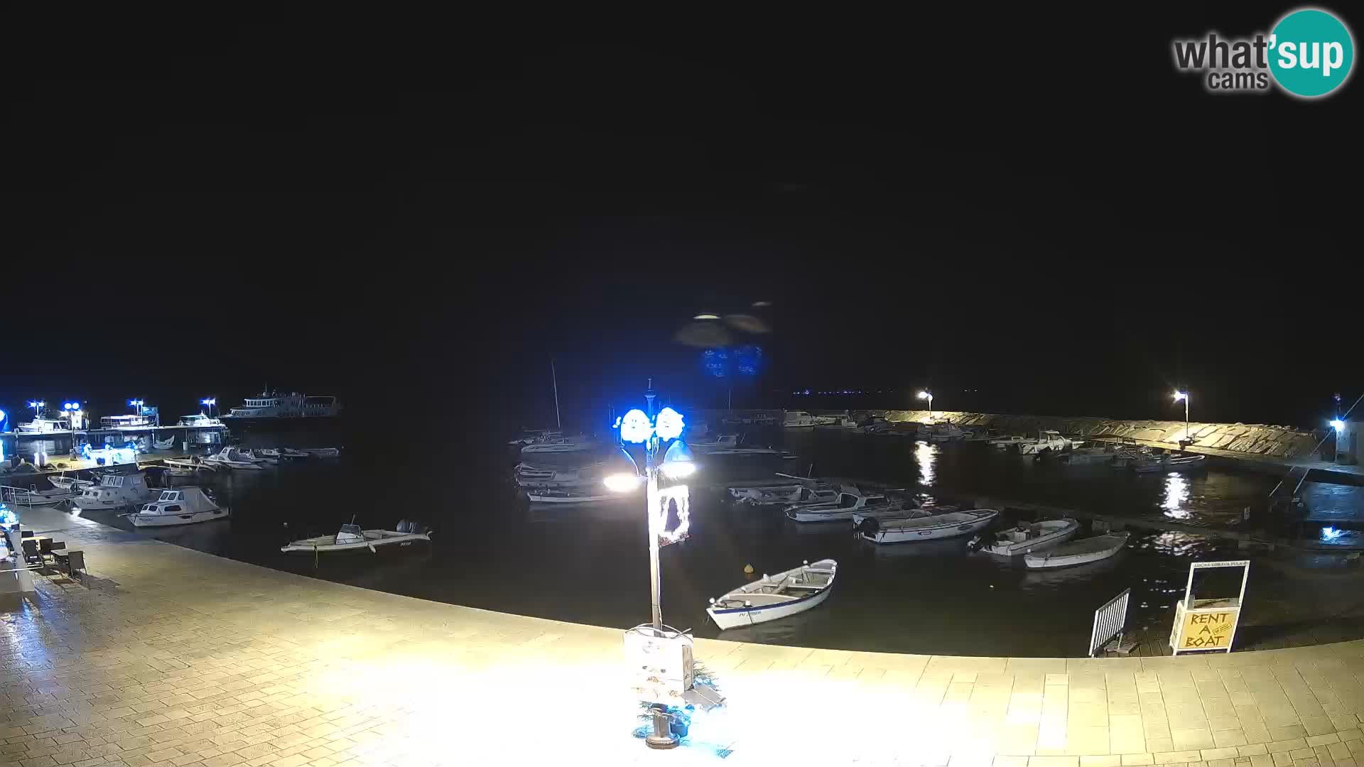 Fažana Livecam riva et marina de la ville – Istrie