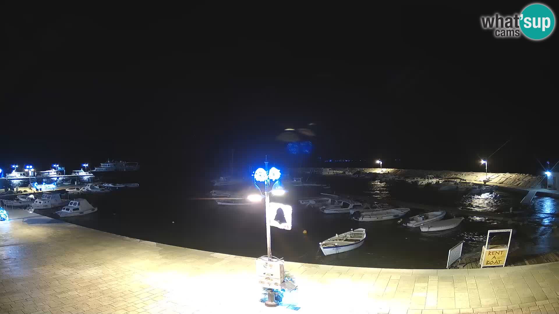 Fažana Livecam riva et marina de la ville – Istrie