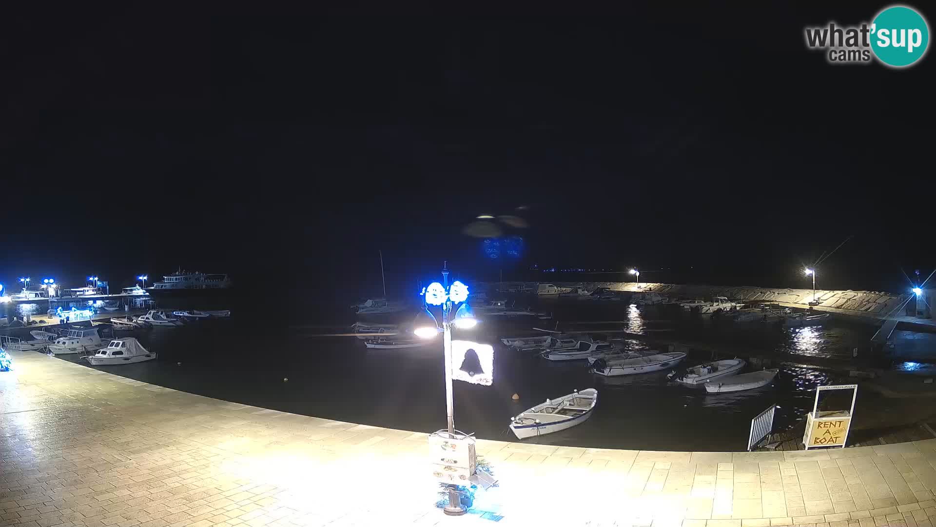 Fažana Livecam riva et marina de la ville – Istrie