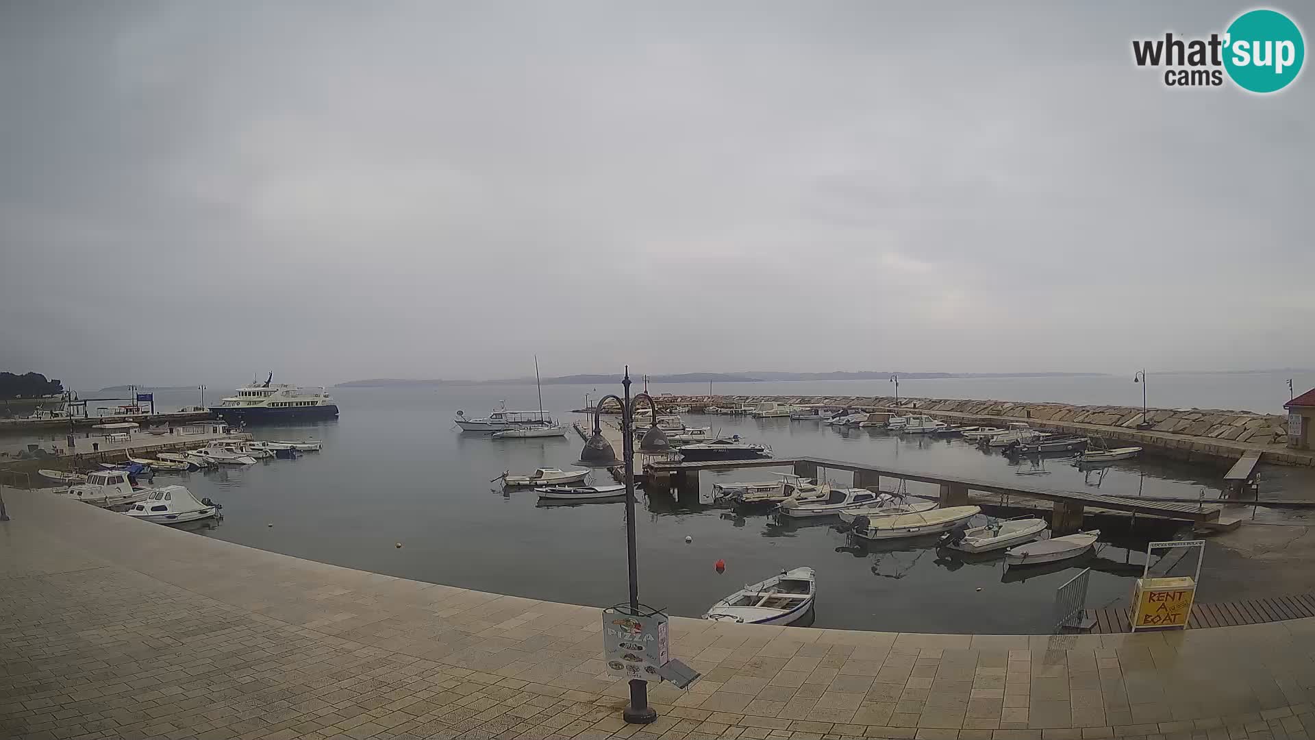 Fažana Livecam riva et marina de la ville – Istrie