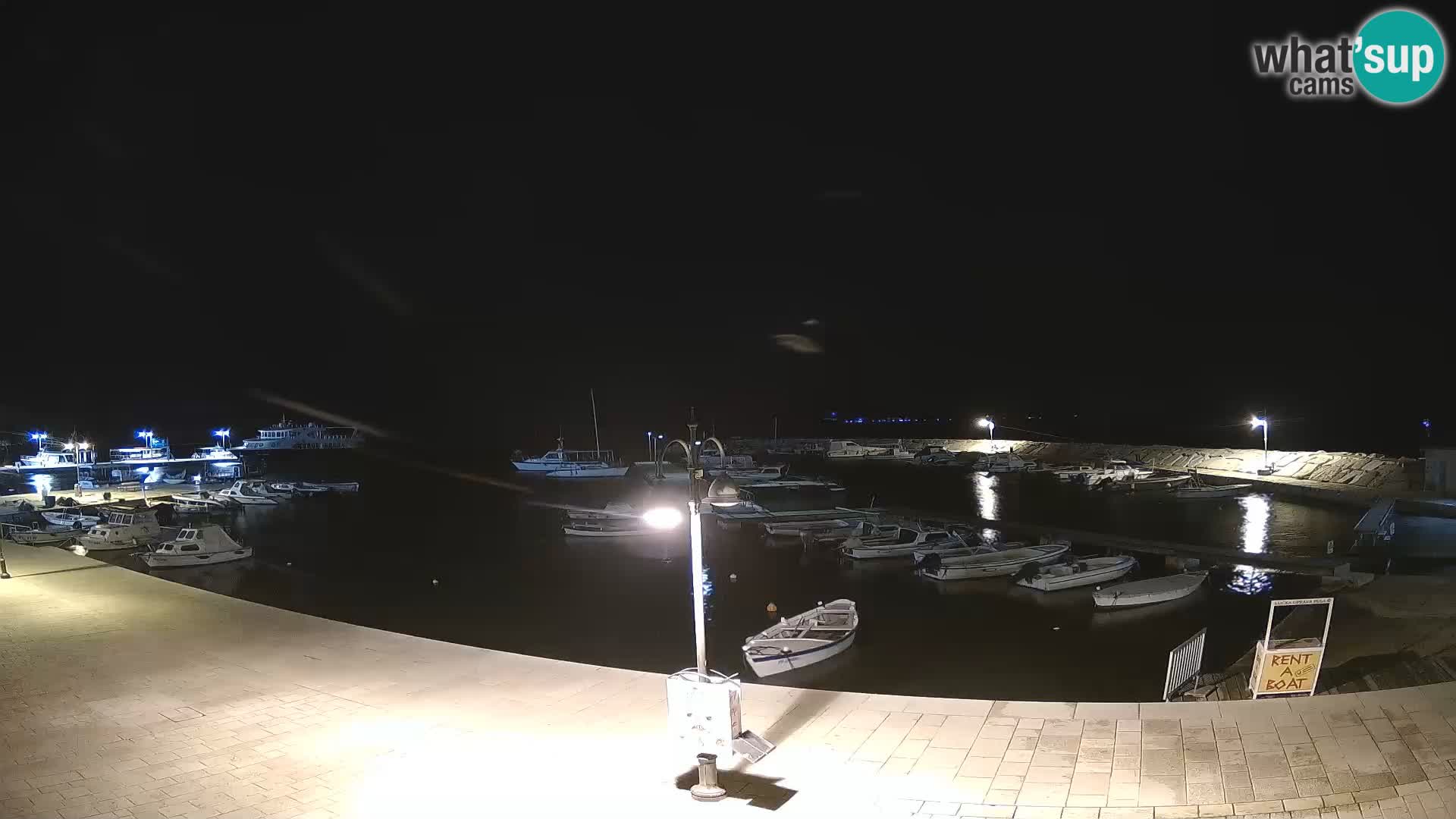 Fažana Livecam riva et marina de la ville – Istrie