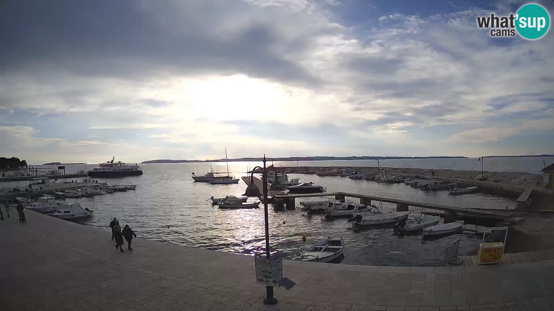 Fažana Livecam riva et marina de la ville – Istrie