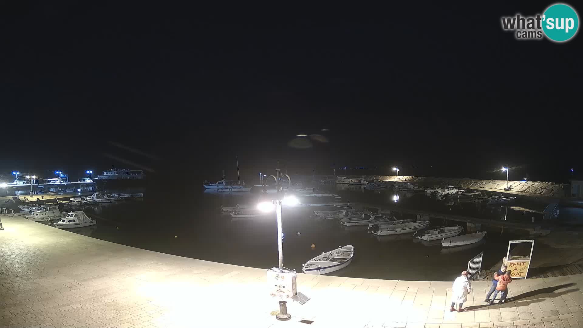 Webcam Fažana riva and city marina – Istria