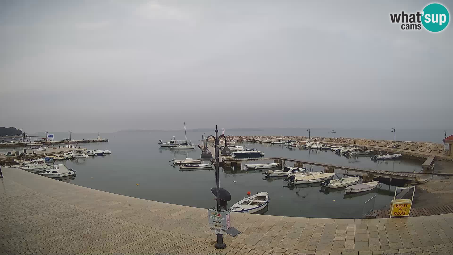 Fažana Livecam riva et marina de la ville – Istrie