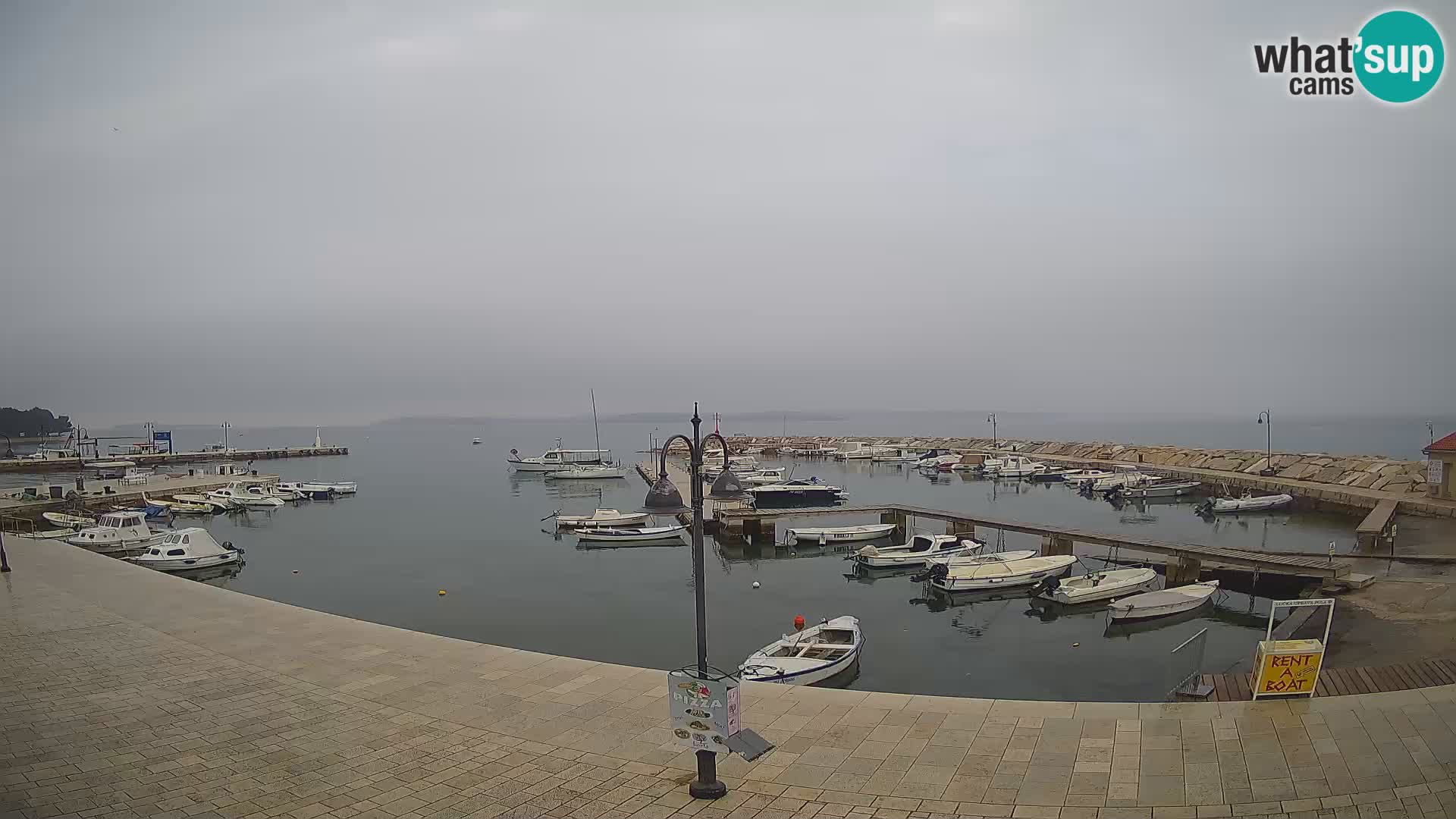 Fažana Livecam riva et marina de la ville – Istrie