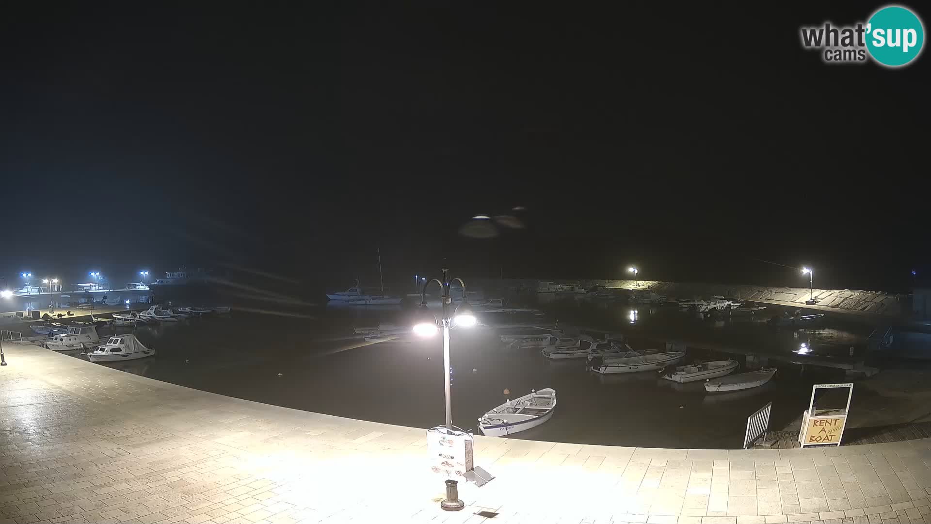 Webcam Fažana riva and city marina – Istria