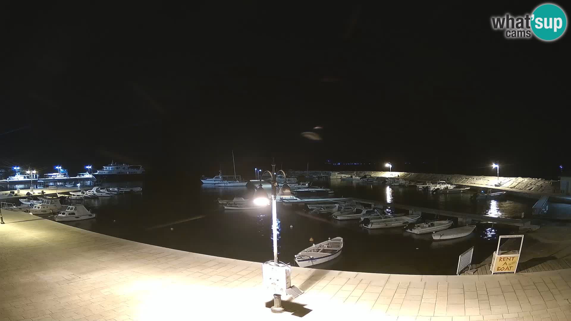 Fažana Livecam riva et marina de la ville – Istrie