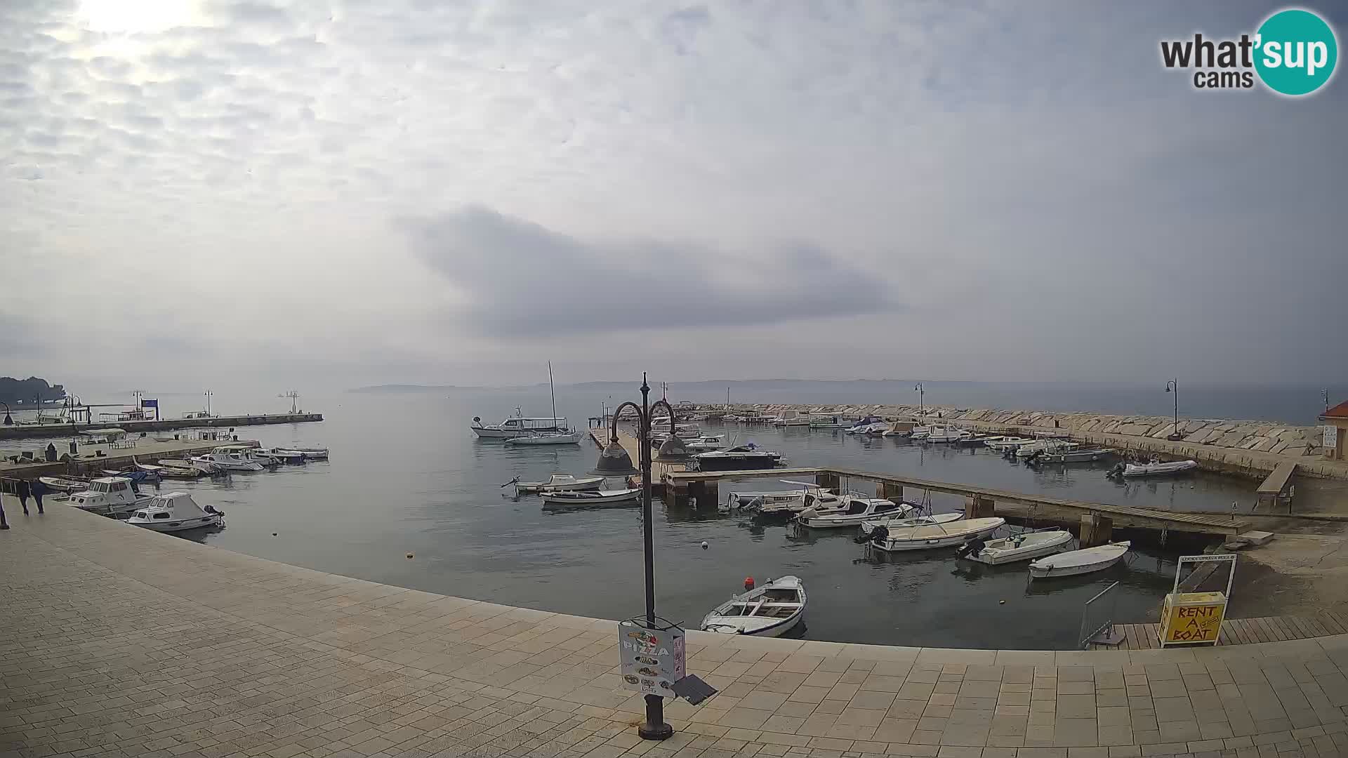 Fažana Livecam riva et marina de la ville – Istrie