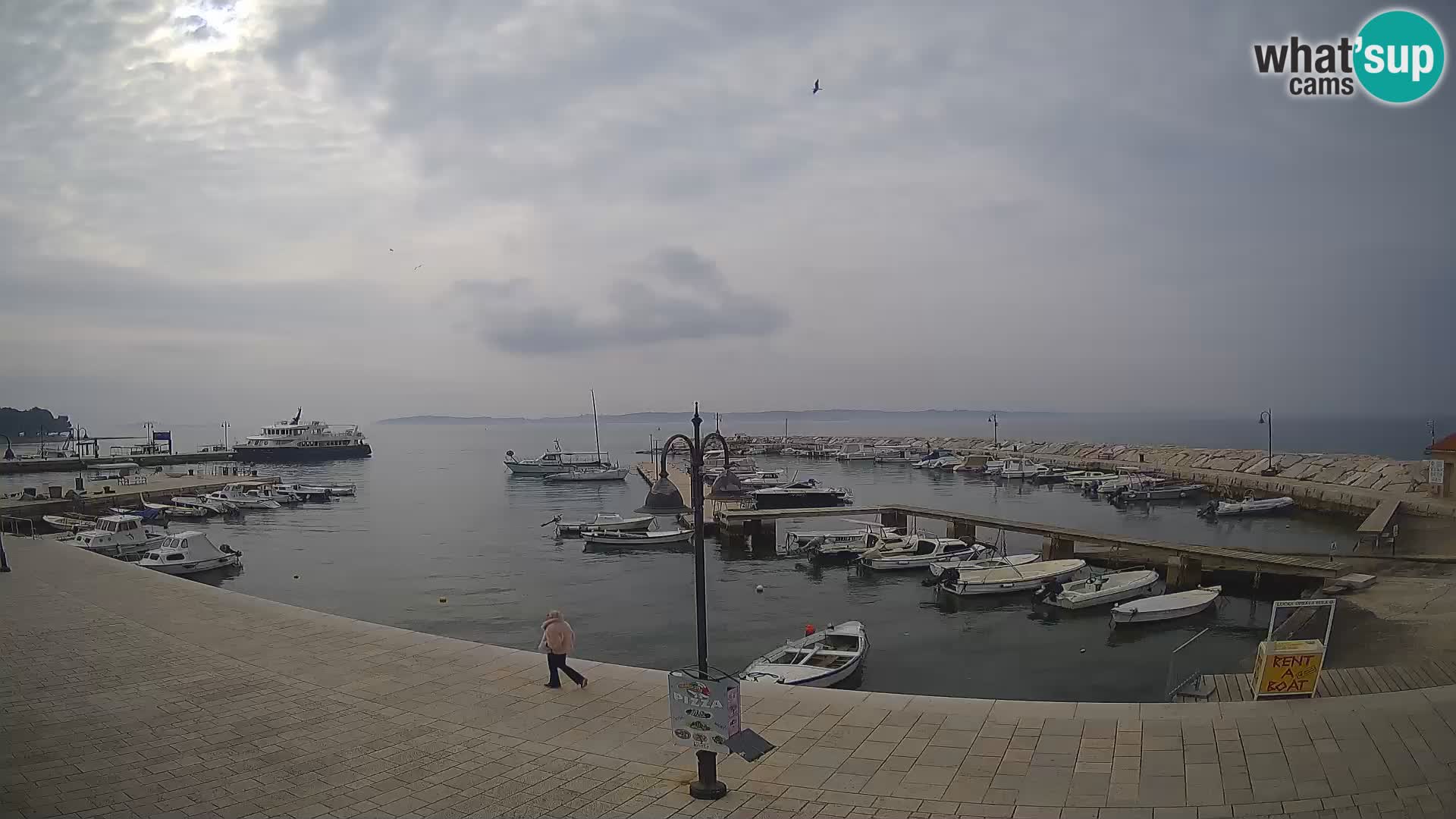 Fažana Livecam riva et marina de la ville – Istrie