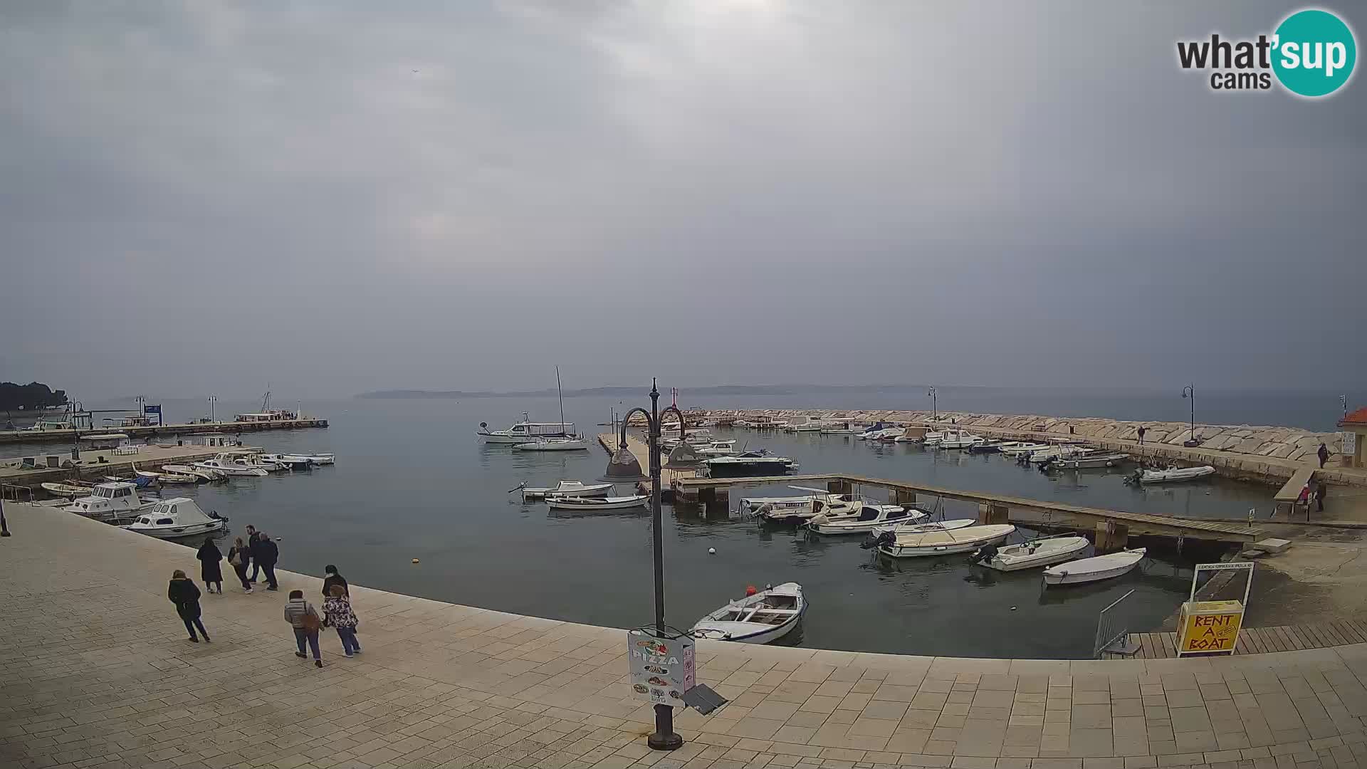 Fažana Livecam riva et marina de la ville – Istrie