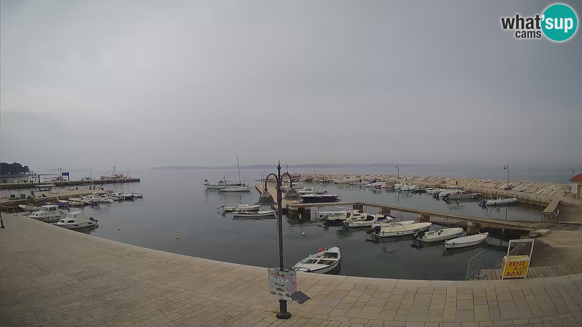 Fažana Livecam riva et marina de la ville – Istrie