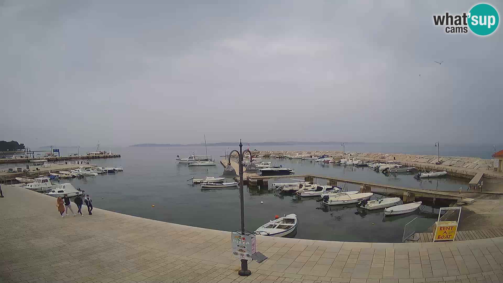 Fažana Livecam riva et marina de la ville – Istrie