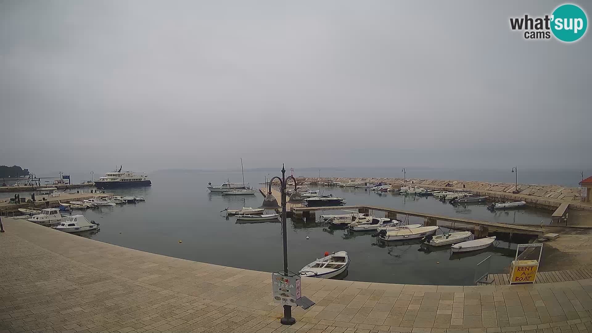 Fažana Livecam riva et marina de la ville – Istrie