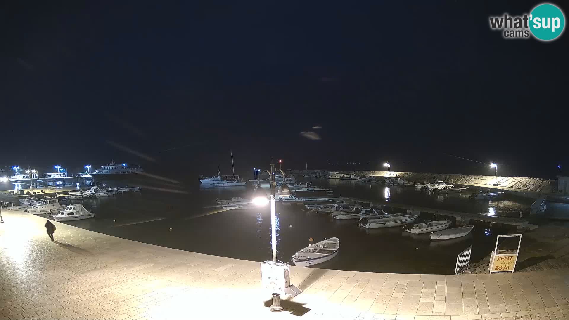 Fažana Livecam riva et marina de la ville – Istrie