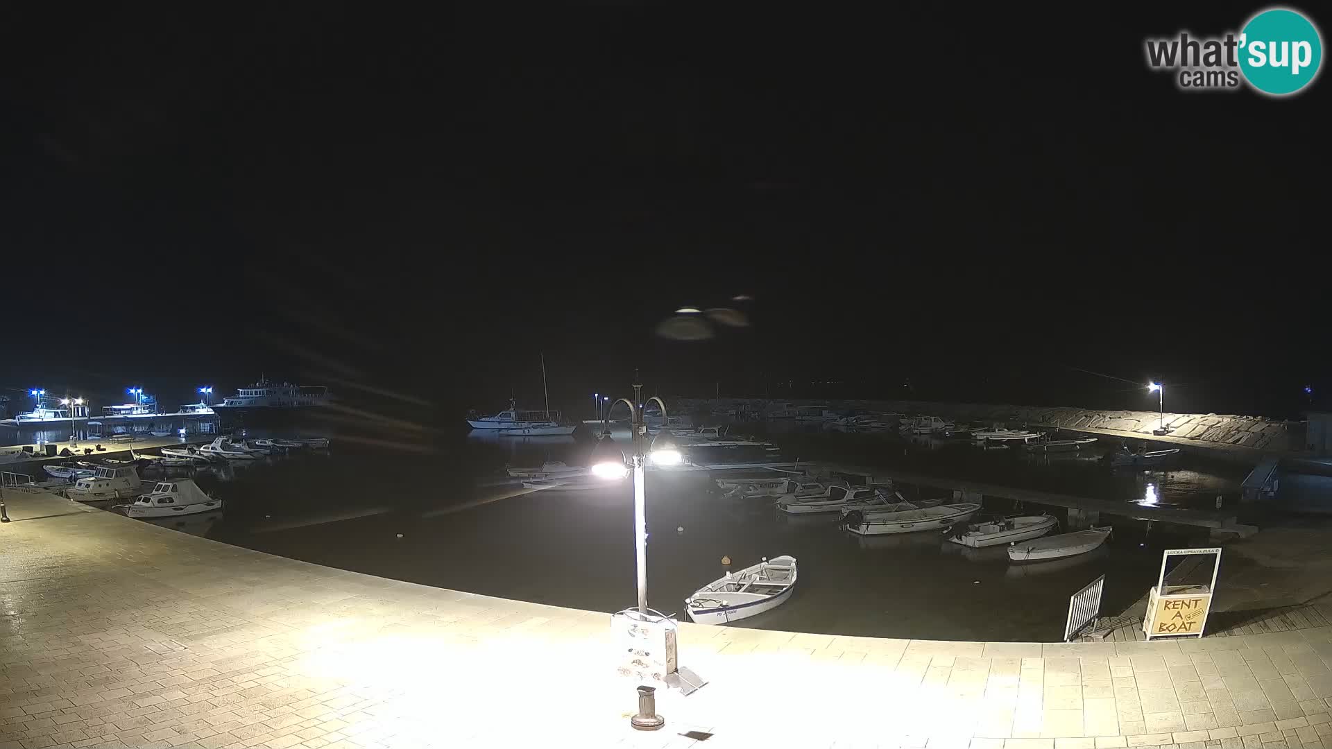 Fažana Livecam riva et marina de la ville – Istrie