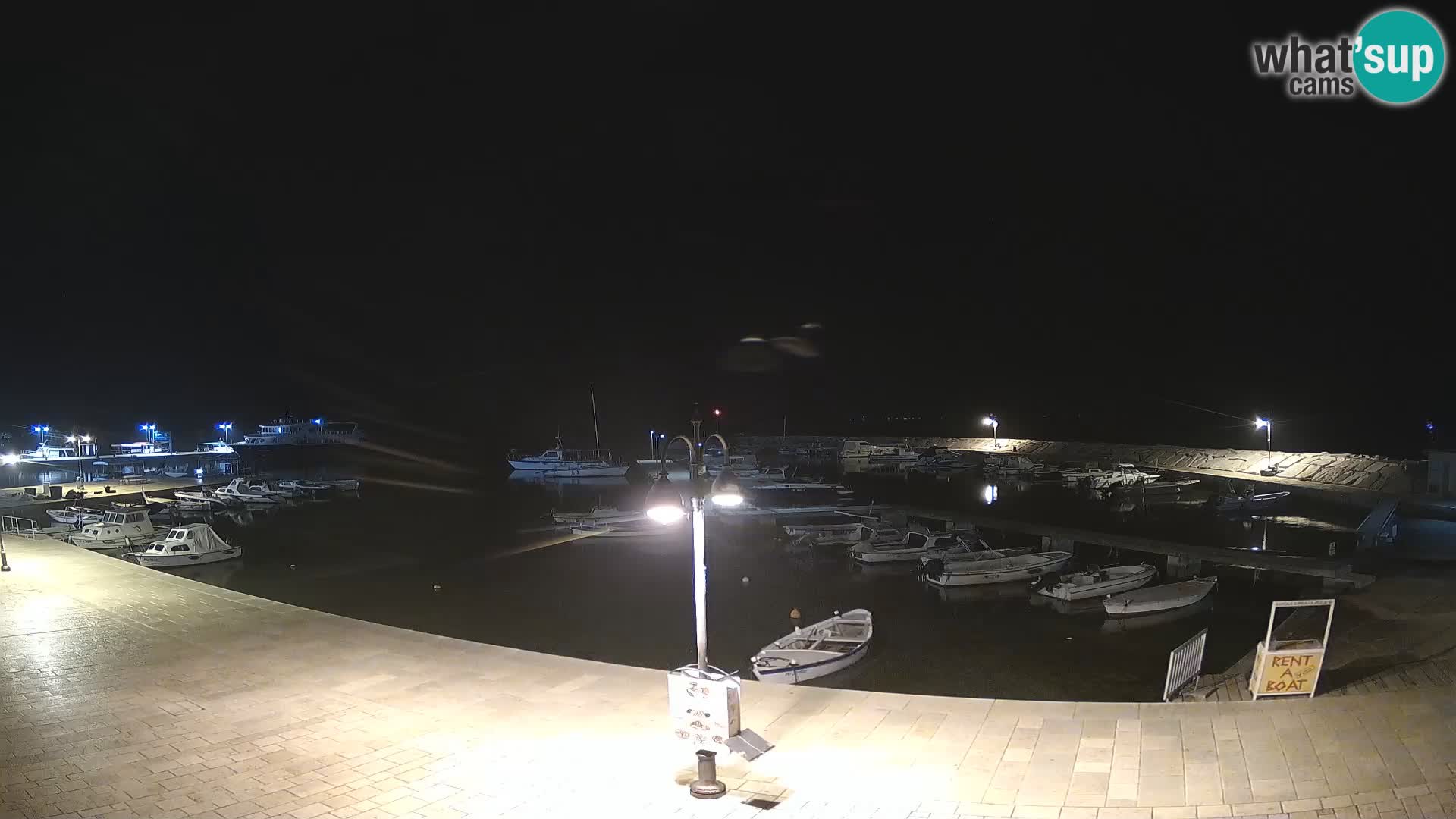 Fažana Livecam riva et marina de la ville – Istrie