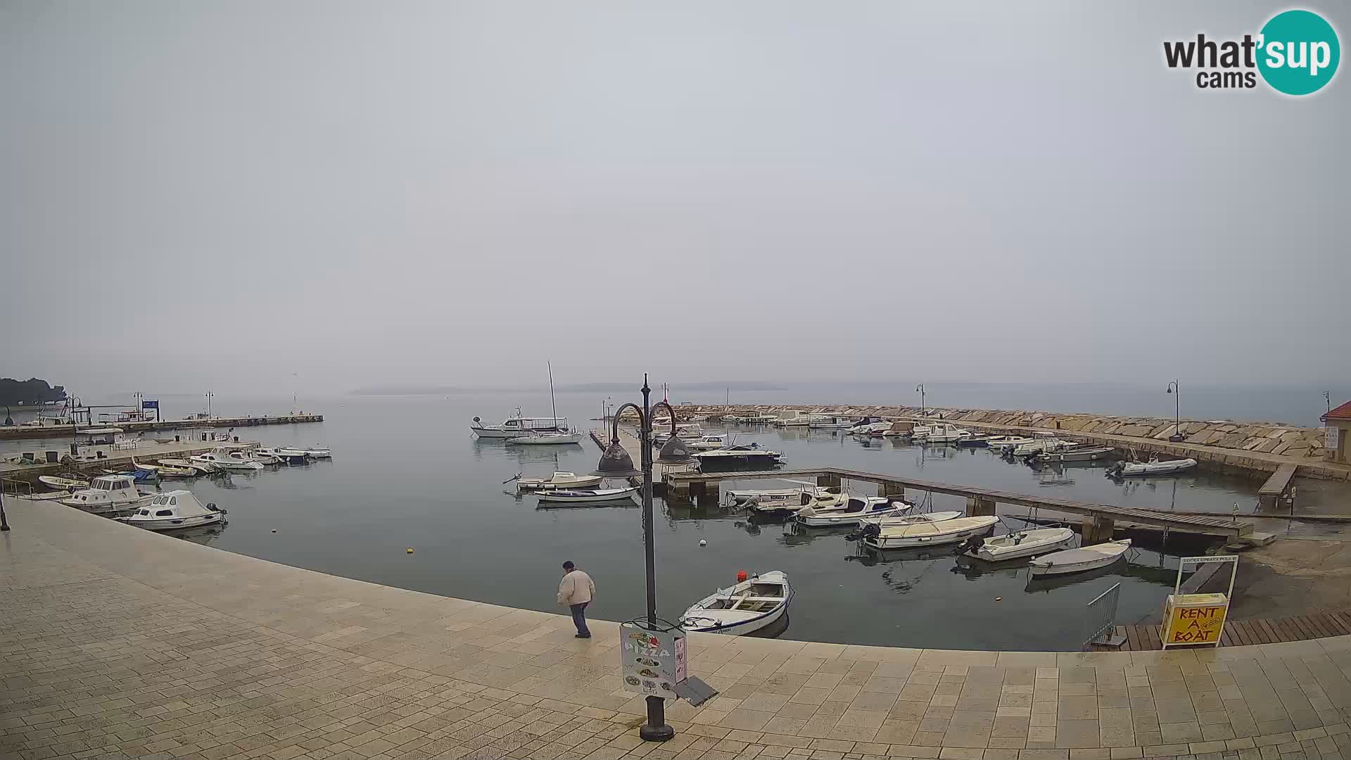 Fažana Livecam riva et marina de la ville – Istrie