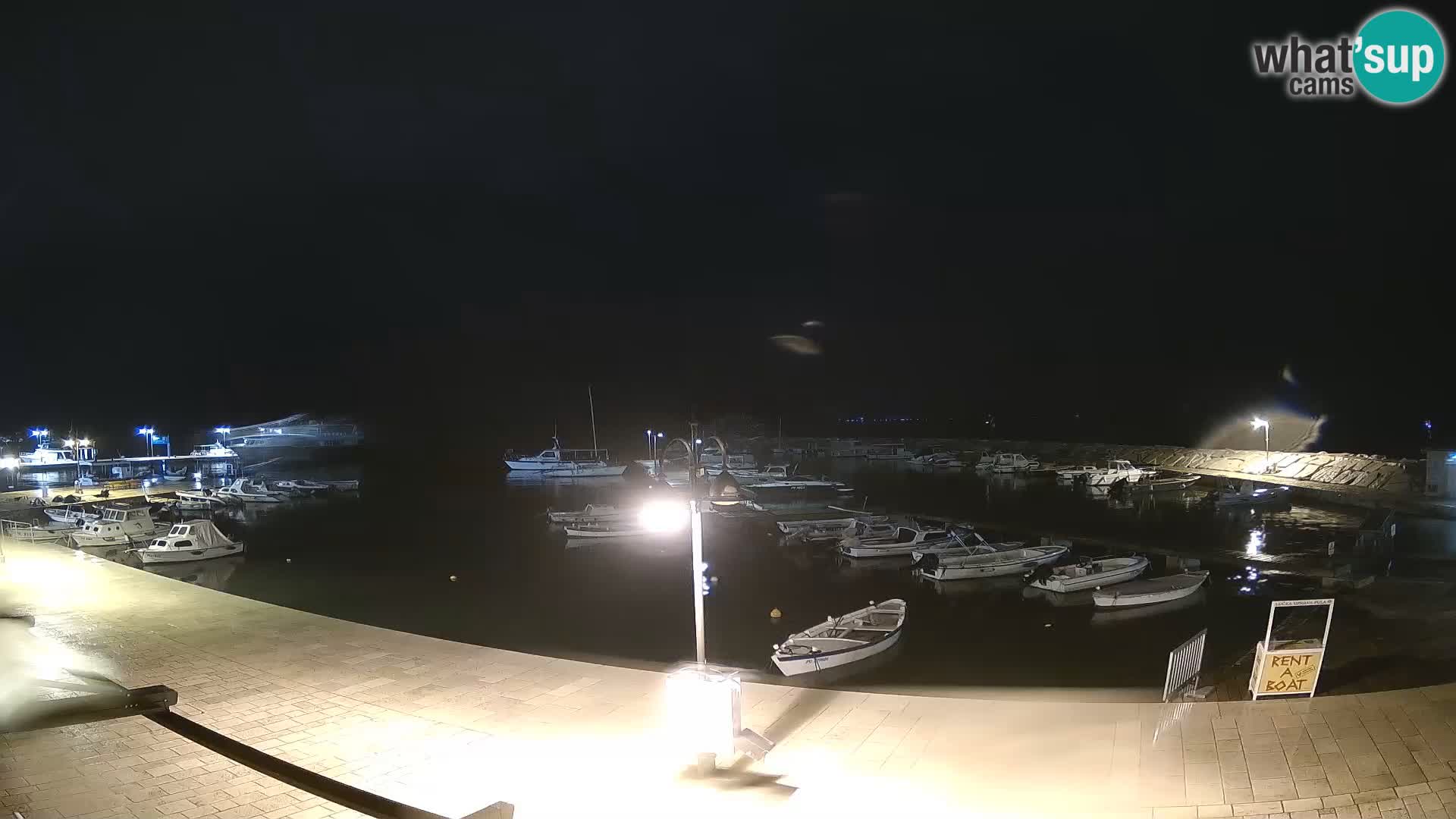 Fažana Livecam riva et marina de la ville – Istrie