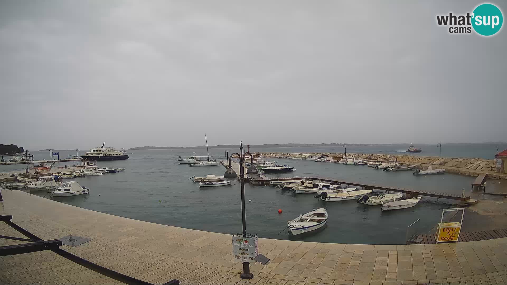 Fažana Livecam riva et marina de la ville – Istrie