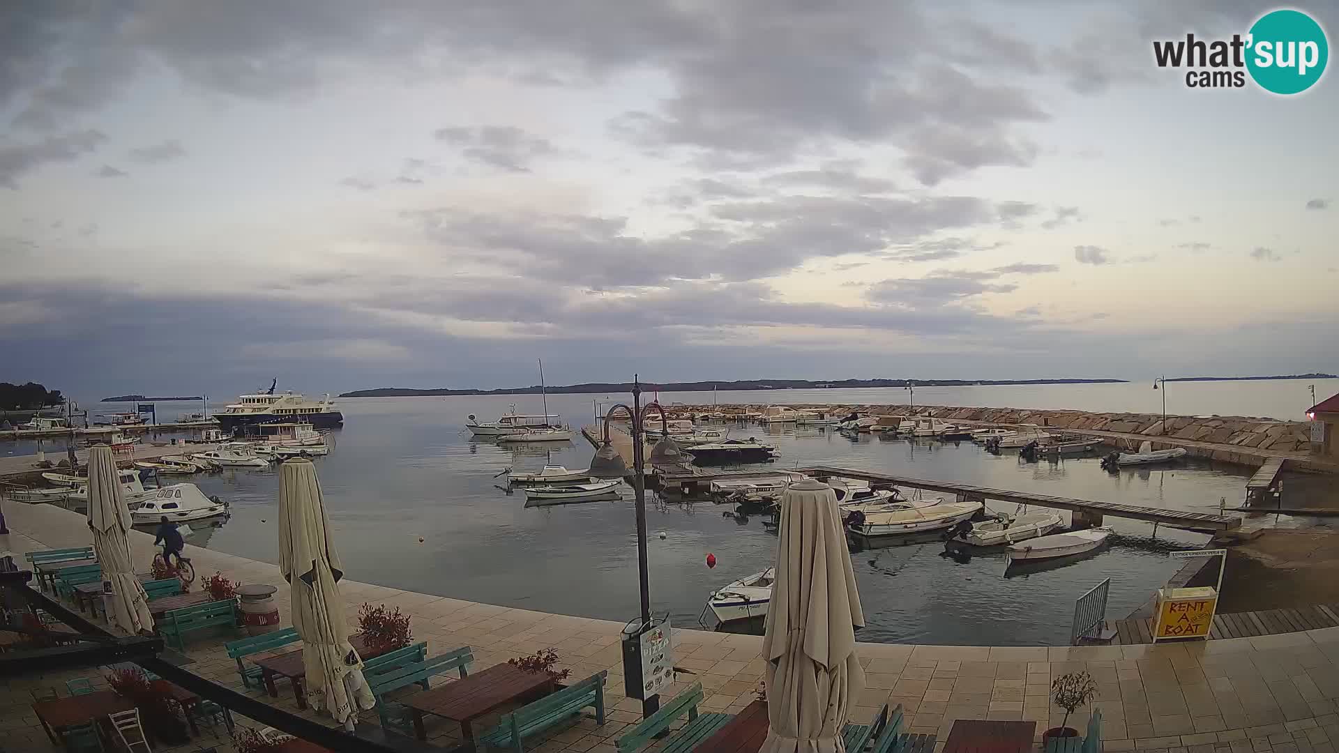 Fažana Livecam riva et marina de la ville – Istrie