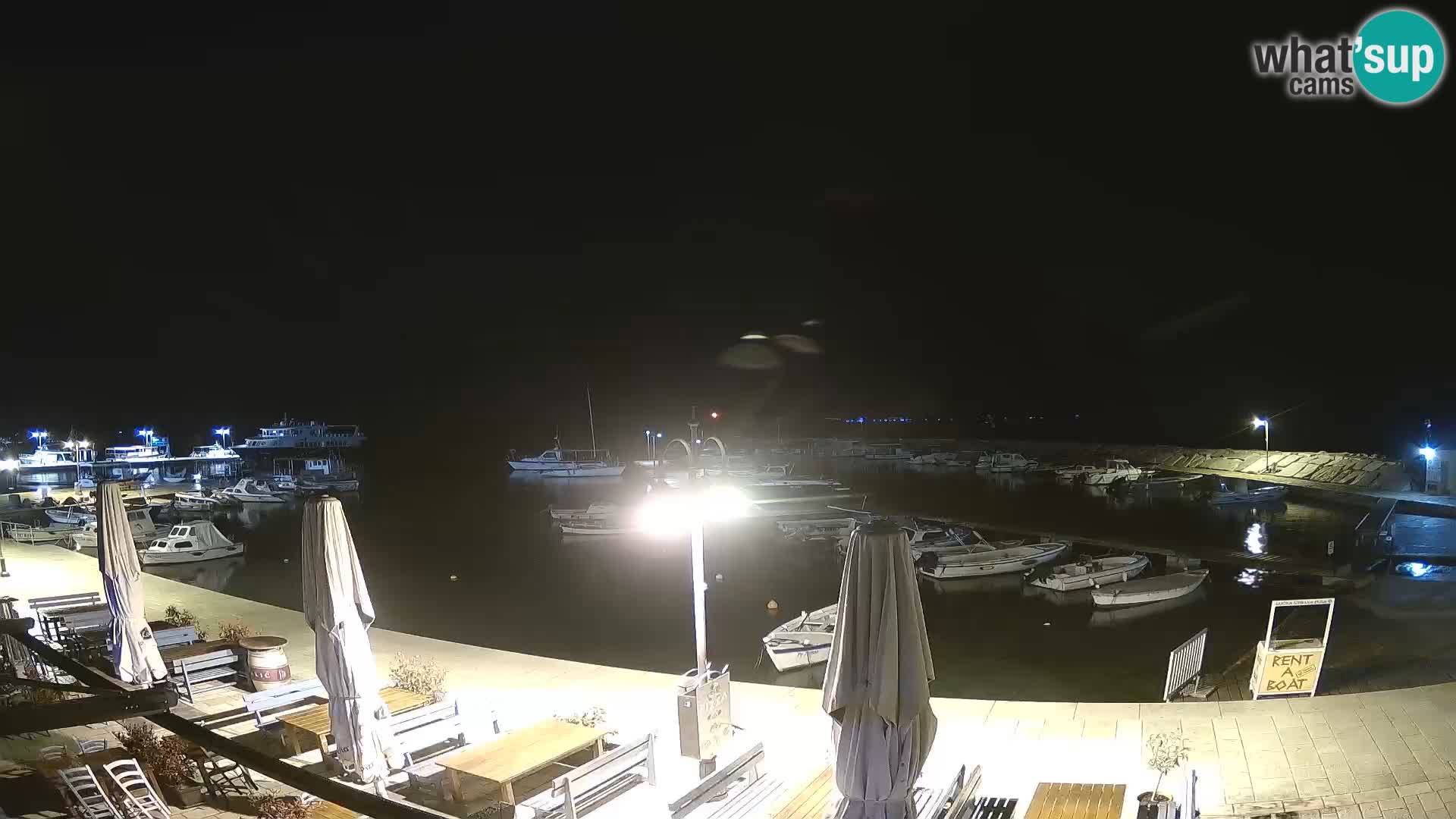 Fažana Livecam riva et marina de la ville – Istrie