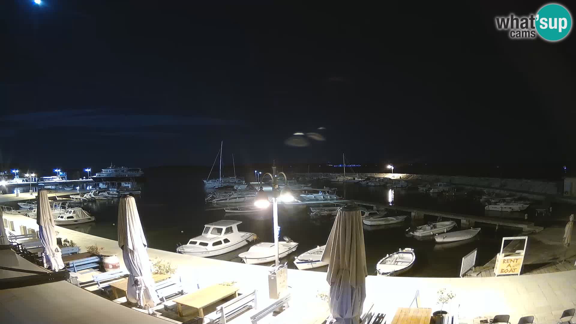 Webcam Fažana riva and city marina – Istria