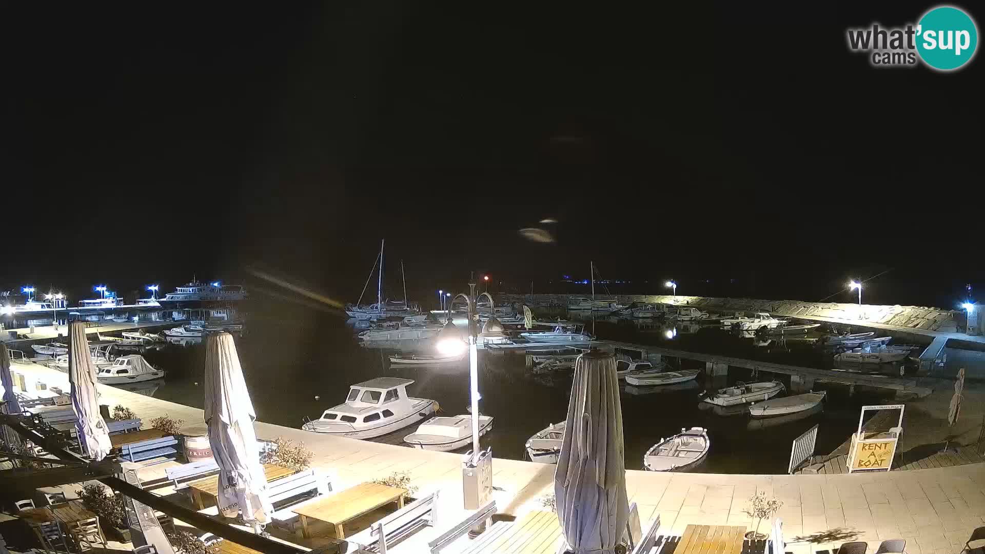Fažana Livecam riva et marina de la ville – Istrie