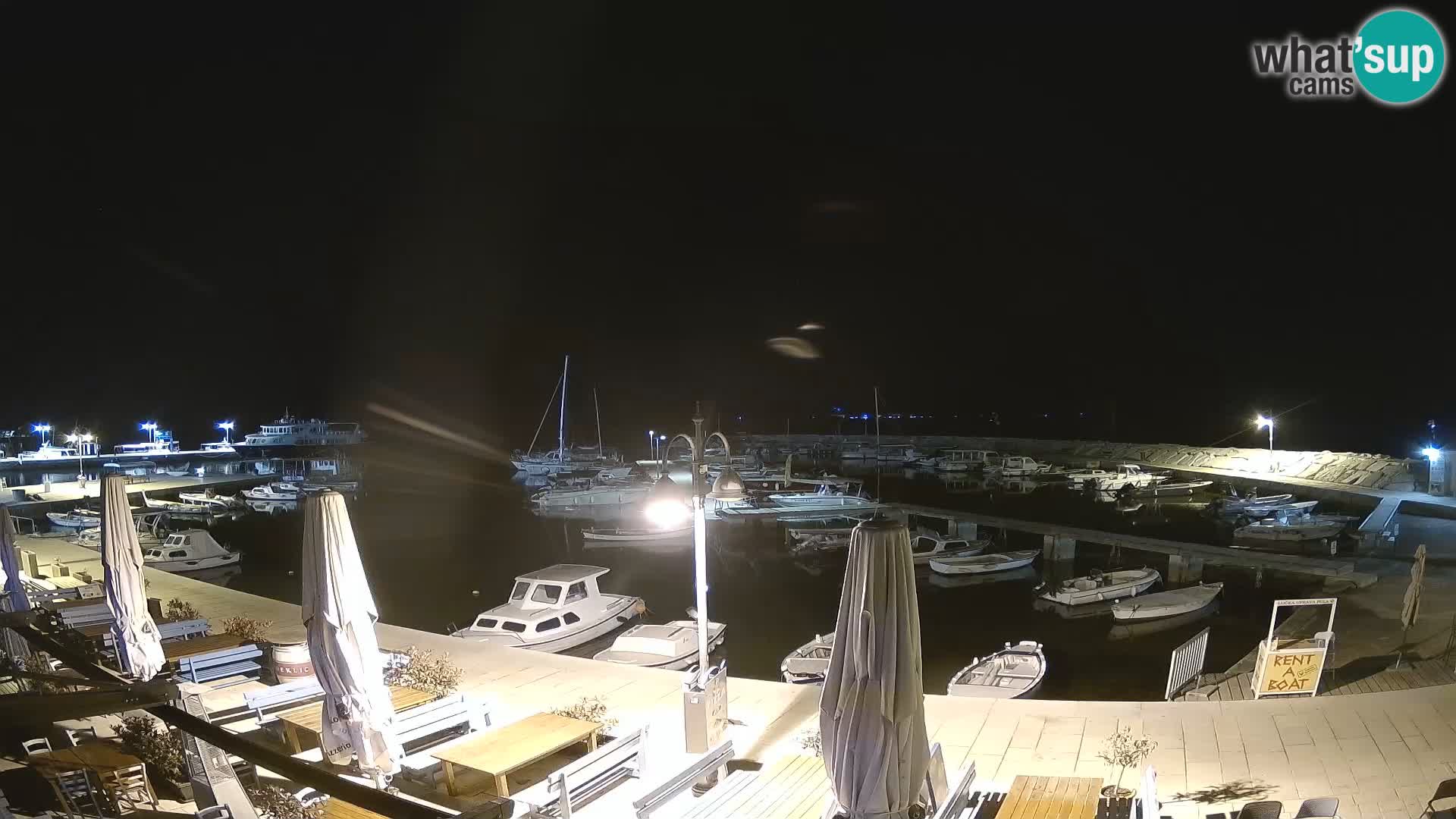 Fažana web kamera riva i gradska marina – Istra