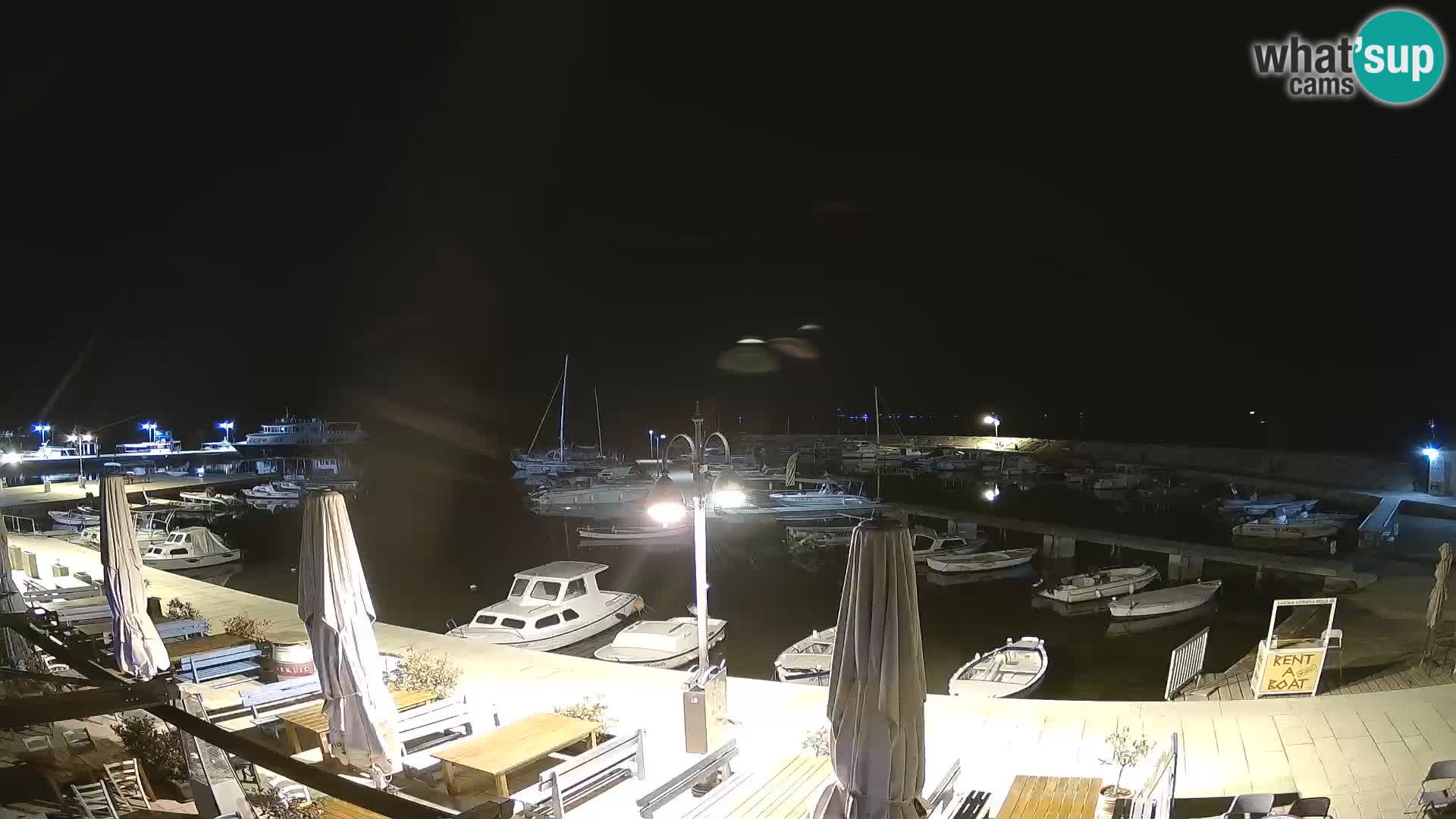 Fažana Livecam riva et marina de la ville – Istrie
