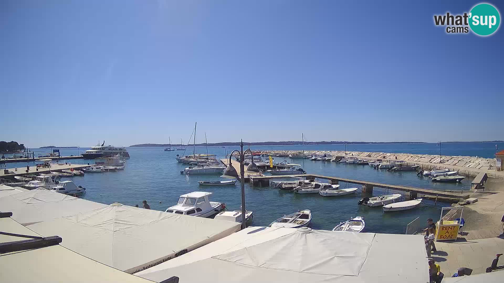 Webcam Fasana riva e la marina – Istria
