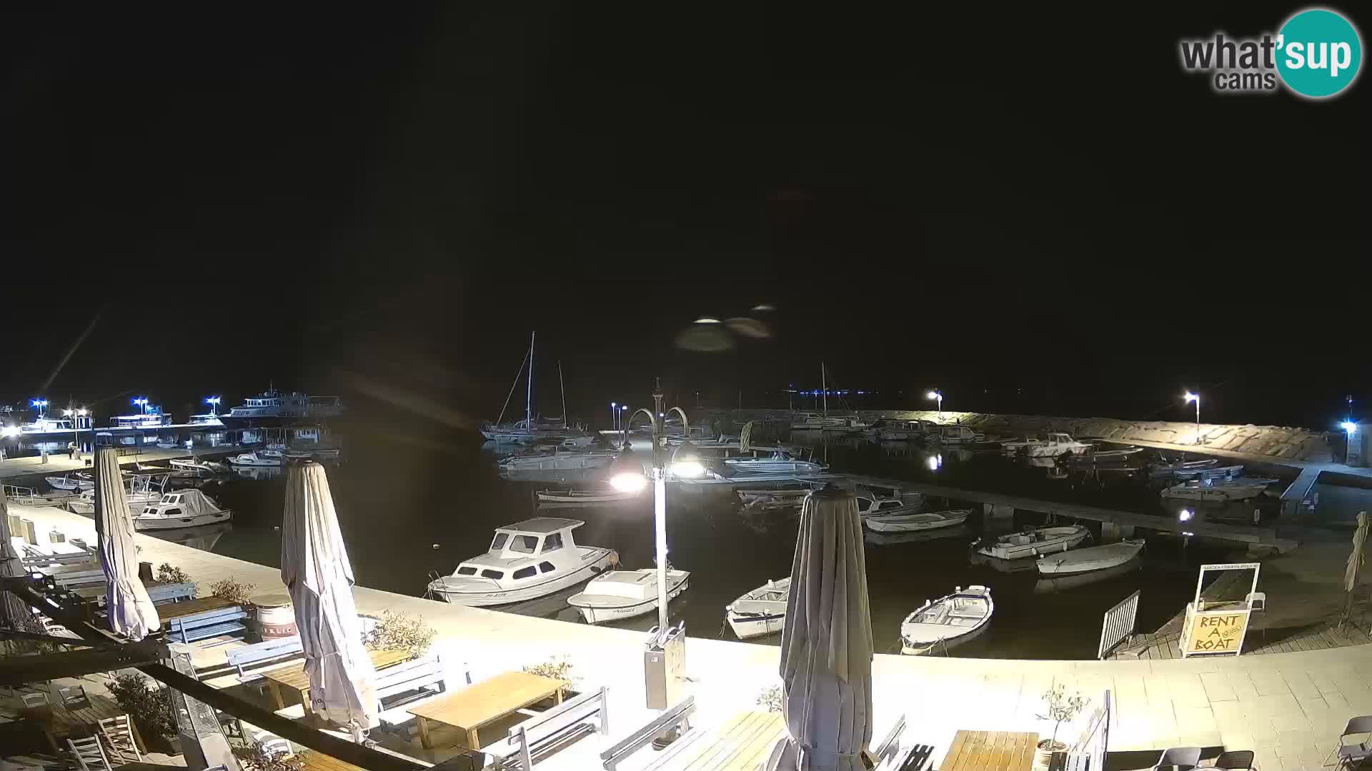 Fažana webcam Riva und Stadthafen – Istrien