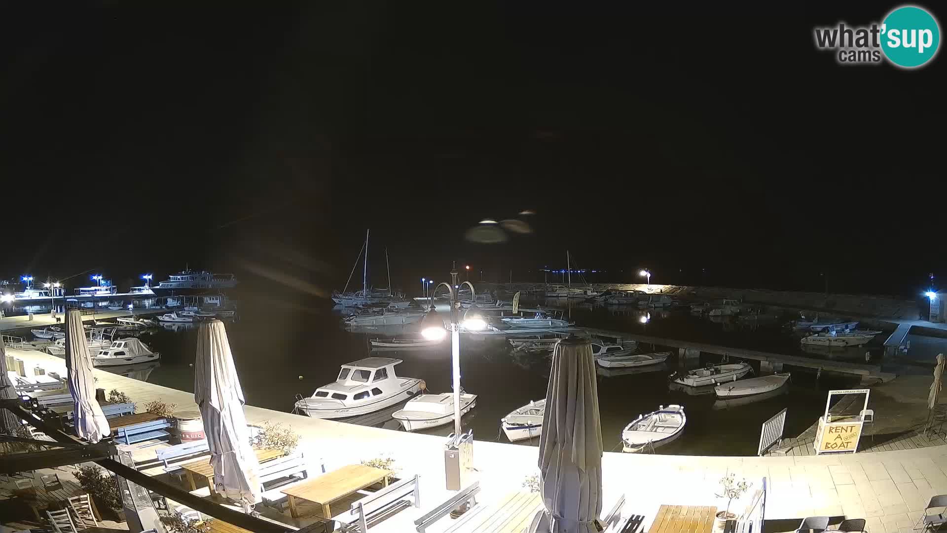 Fažana web kamera riva i gradska marina – Istra