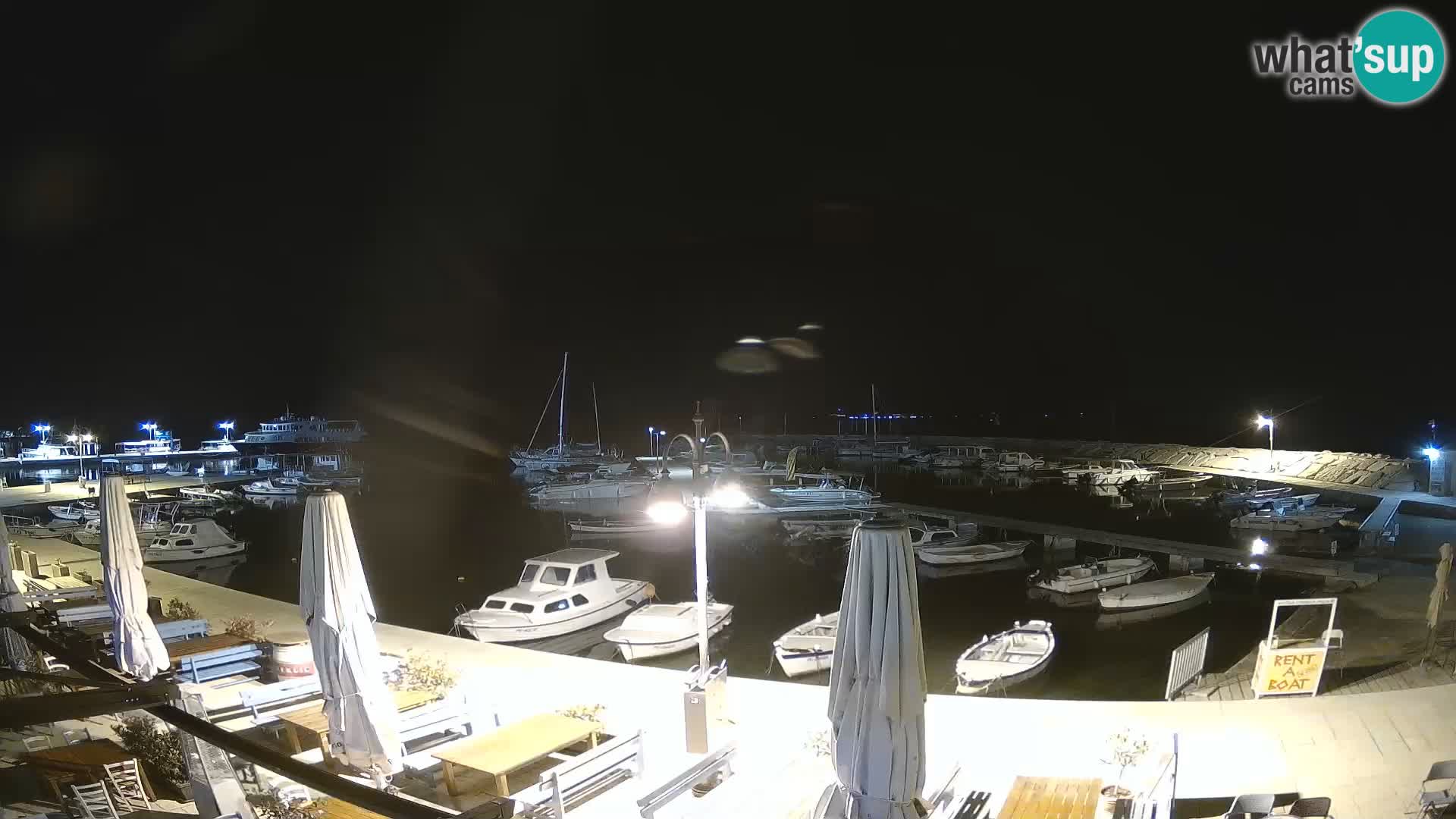 Fažana web kamera riva i gradska marina – Istra