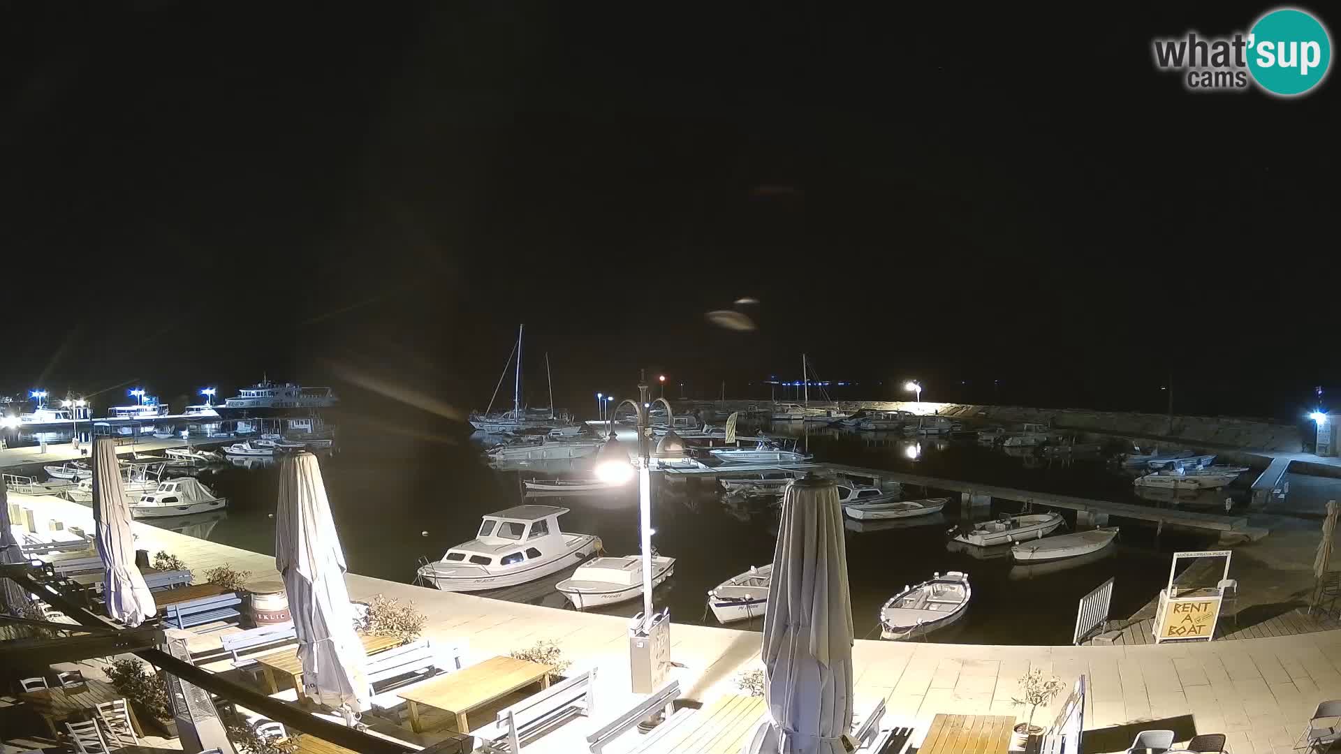 Fažana web kamera riva i gradska marina – Istra