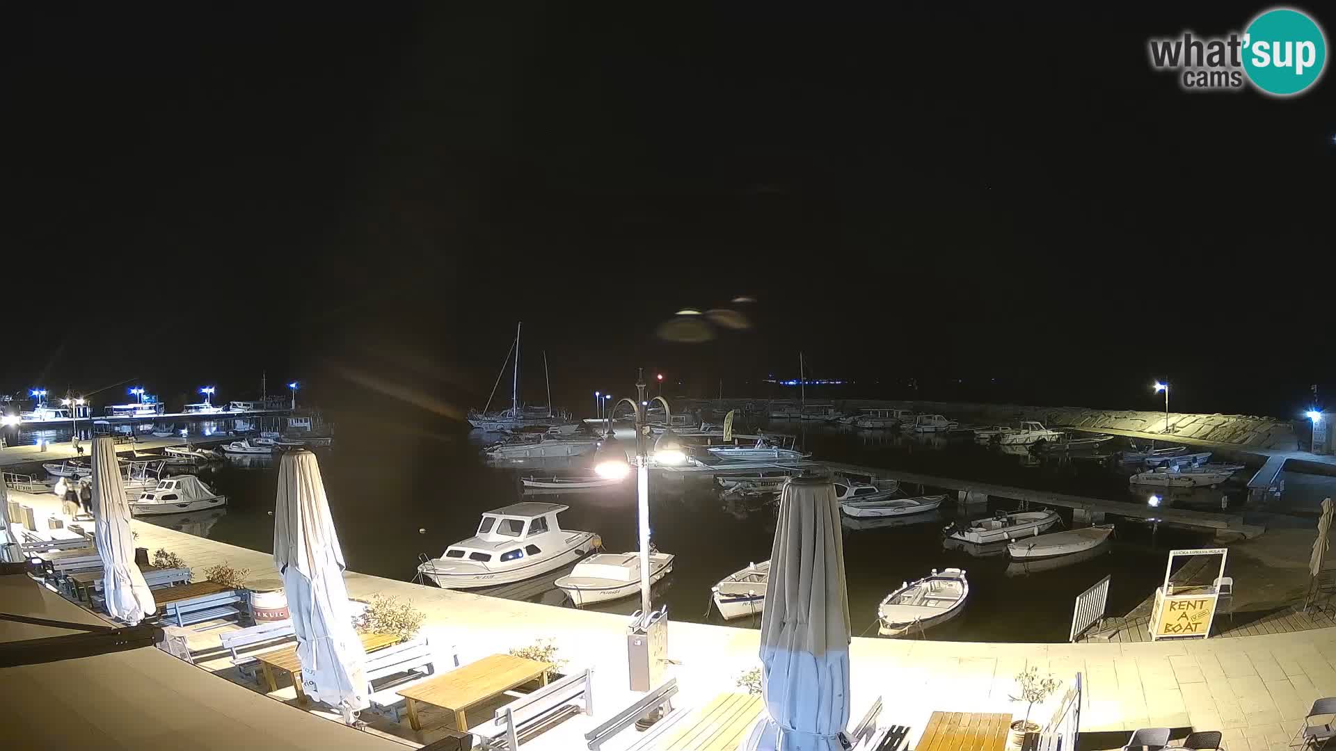 Fažana Livecam riva et marina de la ville – Istrie