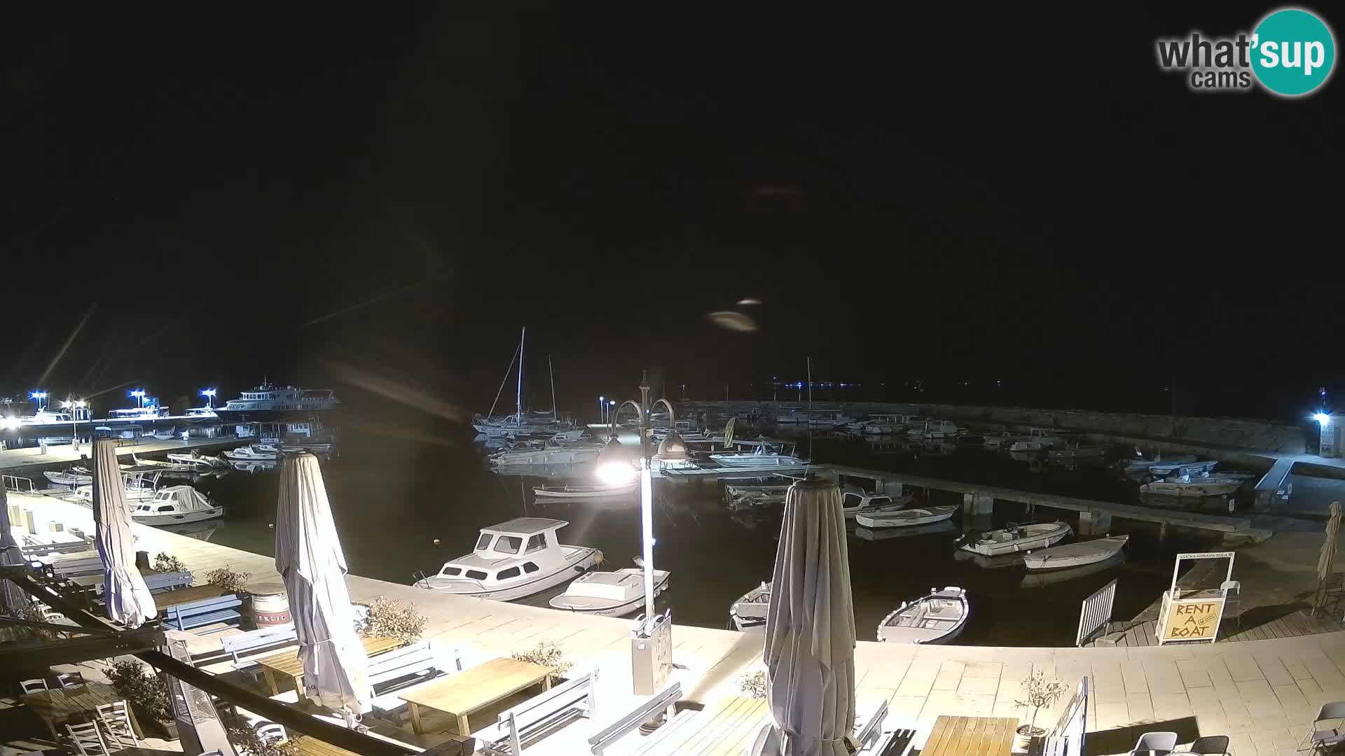 Fažana webcam Riva und Stadthafen – Istrien