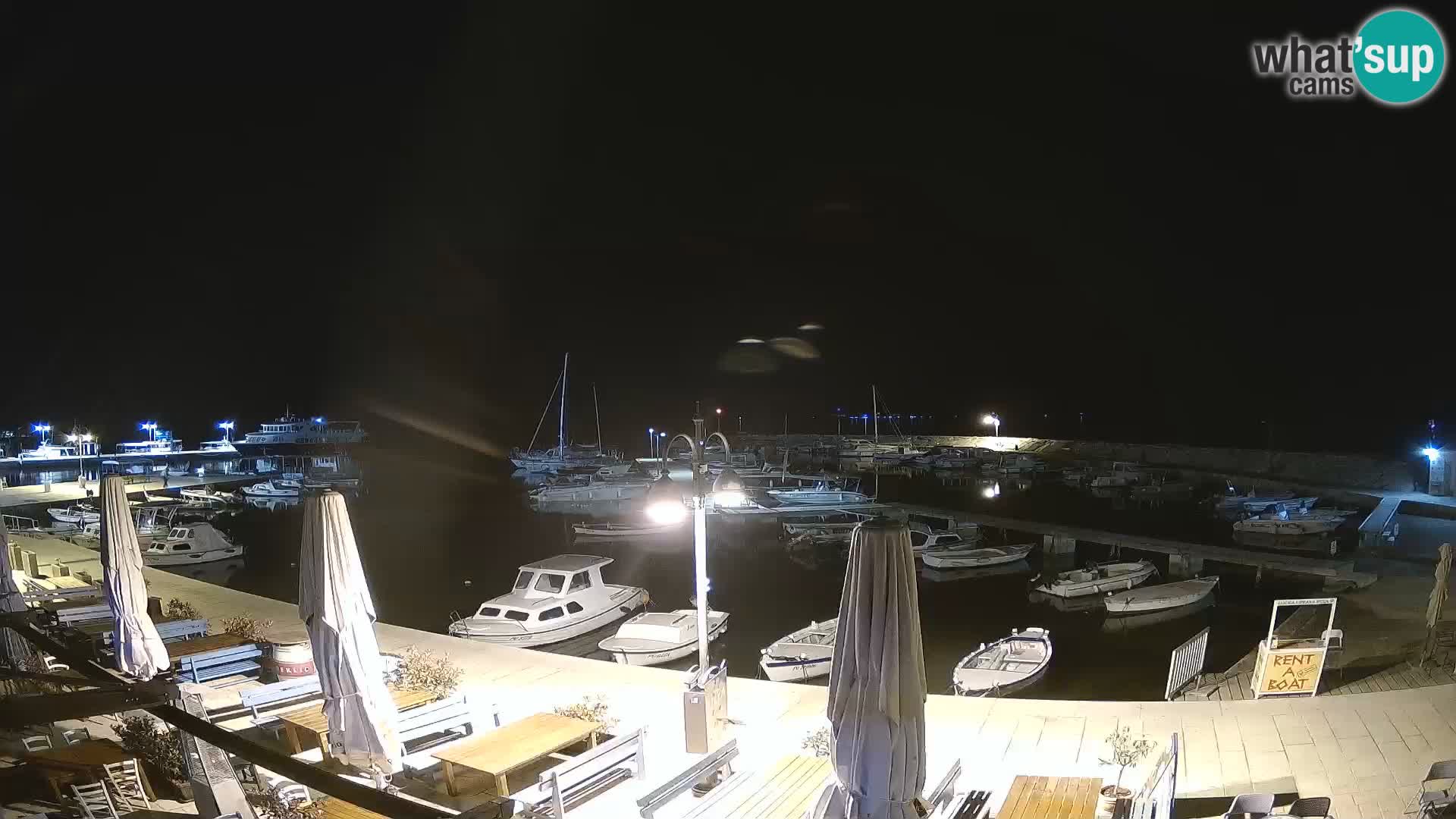 Fažana web kamera riva i gradska marina – Istra