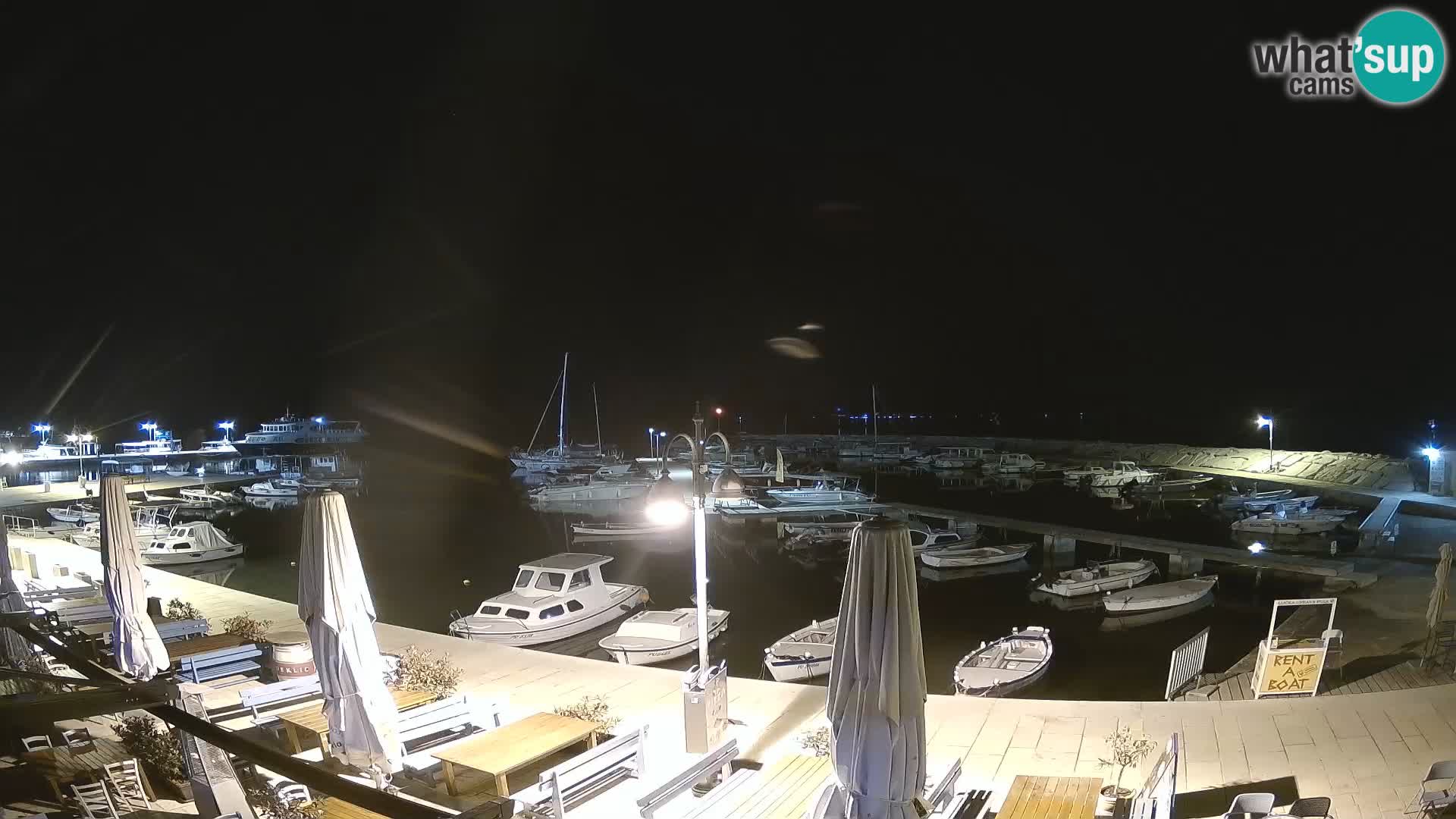 Fažana Livecam riva et marina de la ville – Istrie