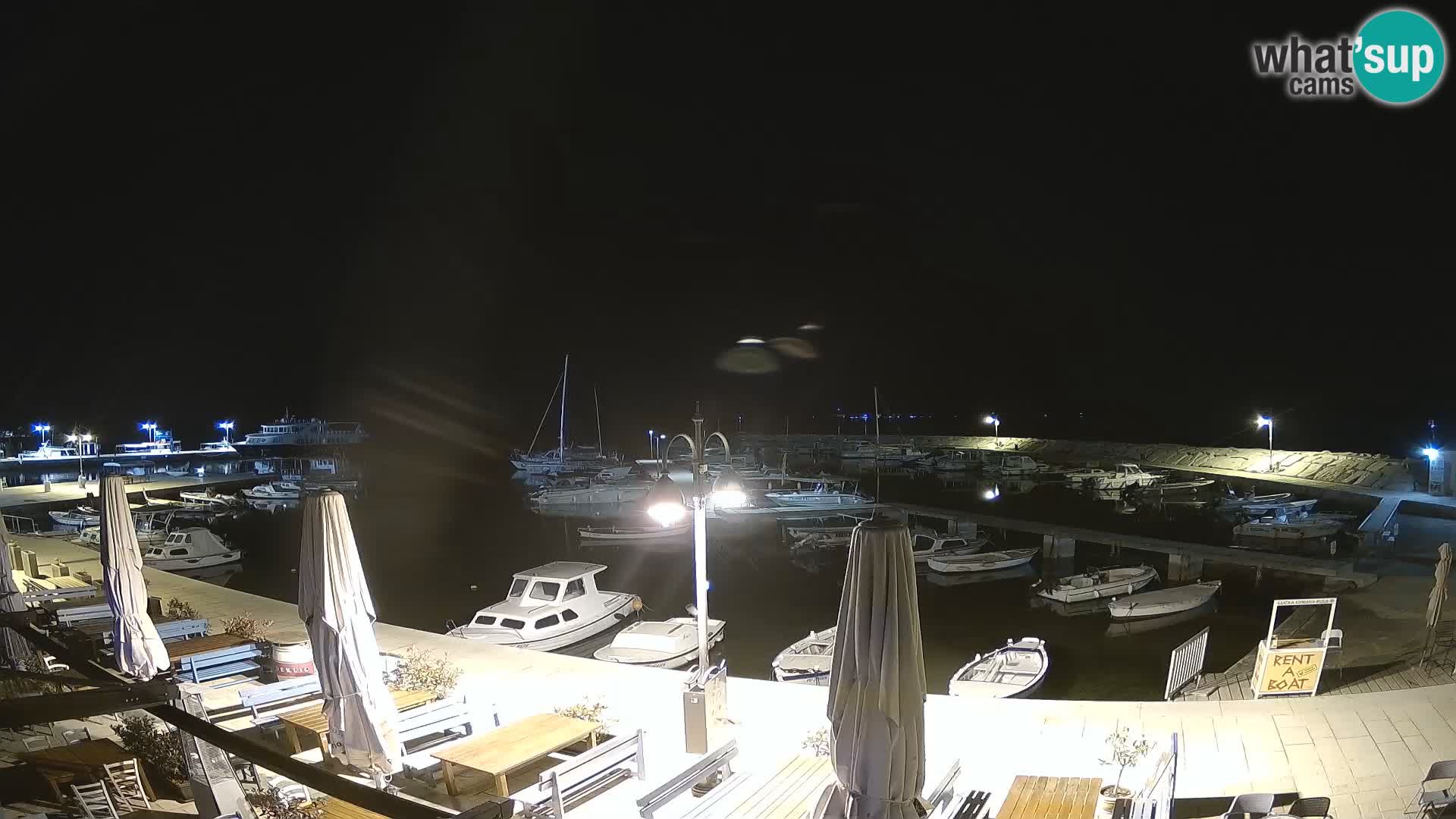 Fažana Livecam riva et marina de la ville – Istrie