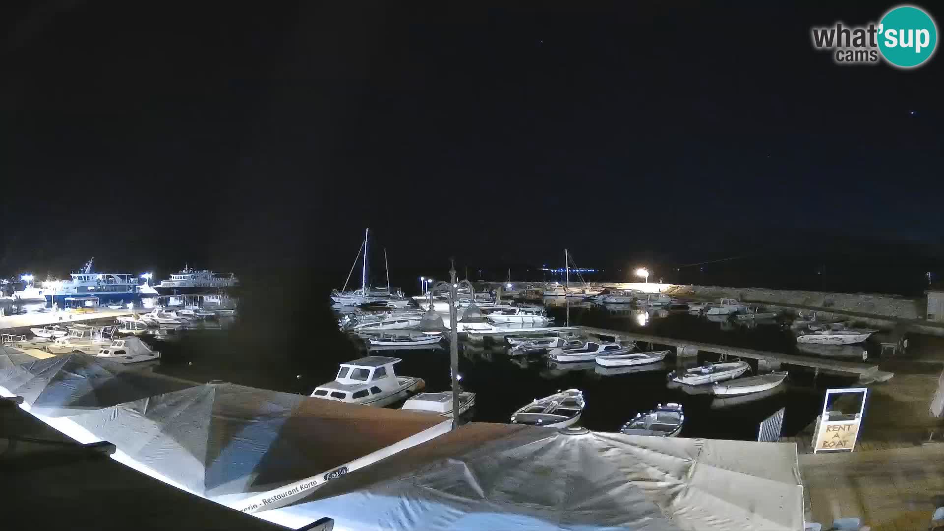 Fažana webcam Riva und Stadthafen – Istrien