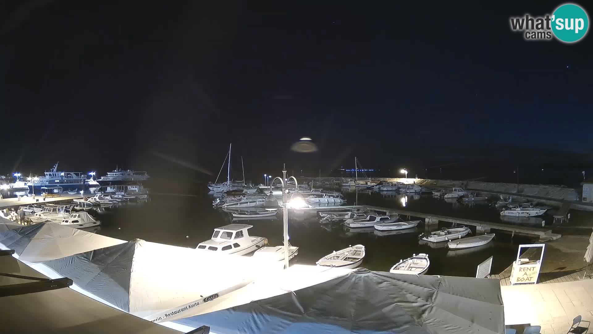 Fažana Livecam riva et marina de la ville – Istrie