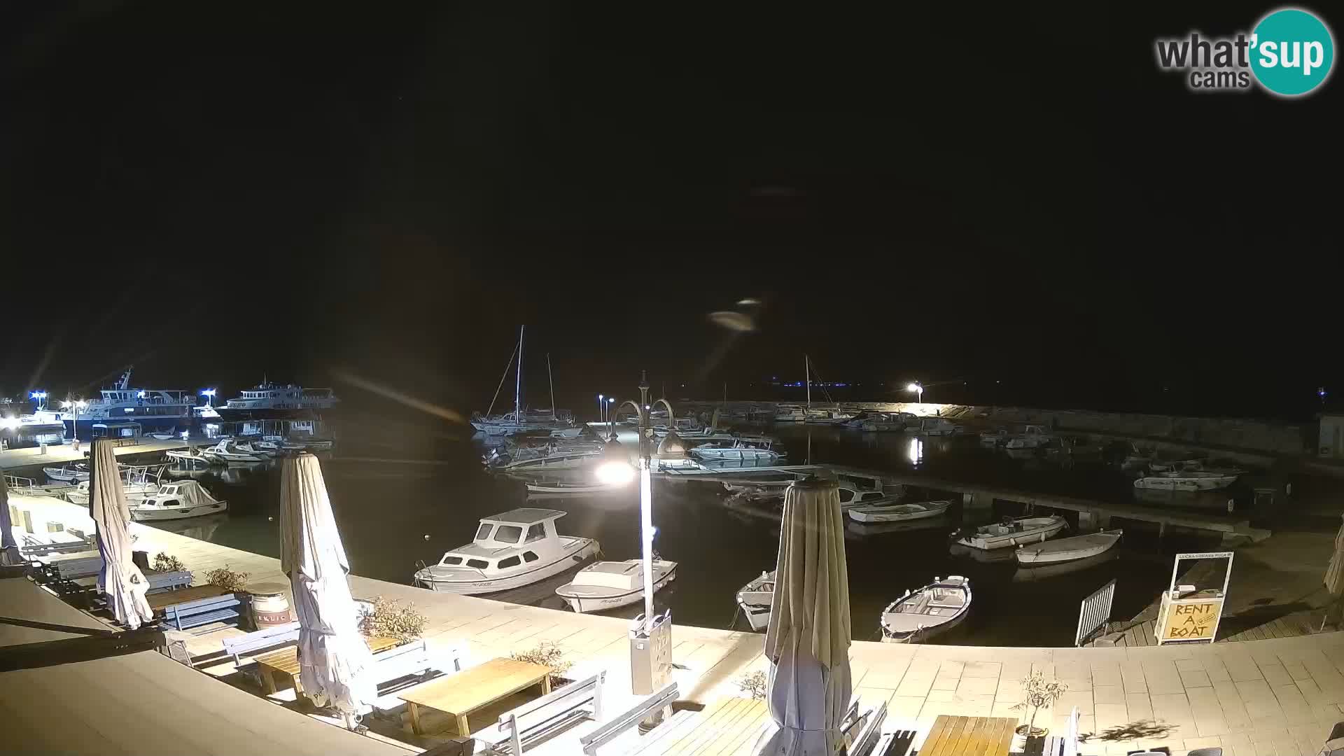 Fažana Livecam riva et marina de la ville – Istrie