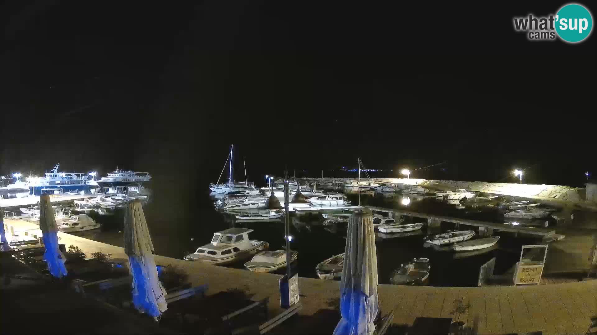 Fažana Livecam riva et marina de la ville – Istrie