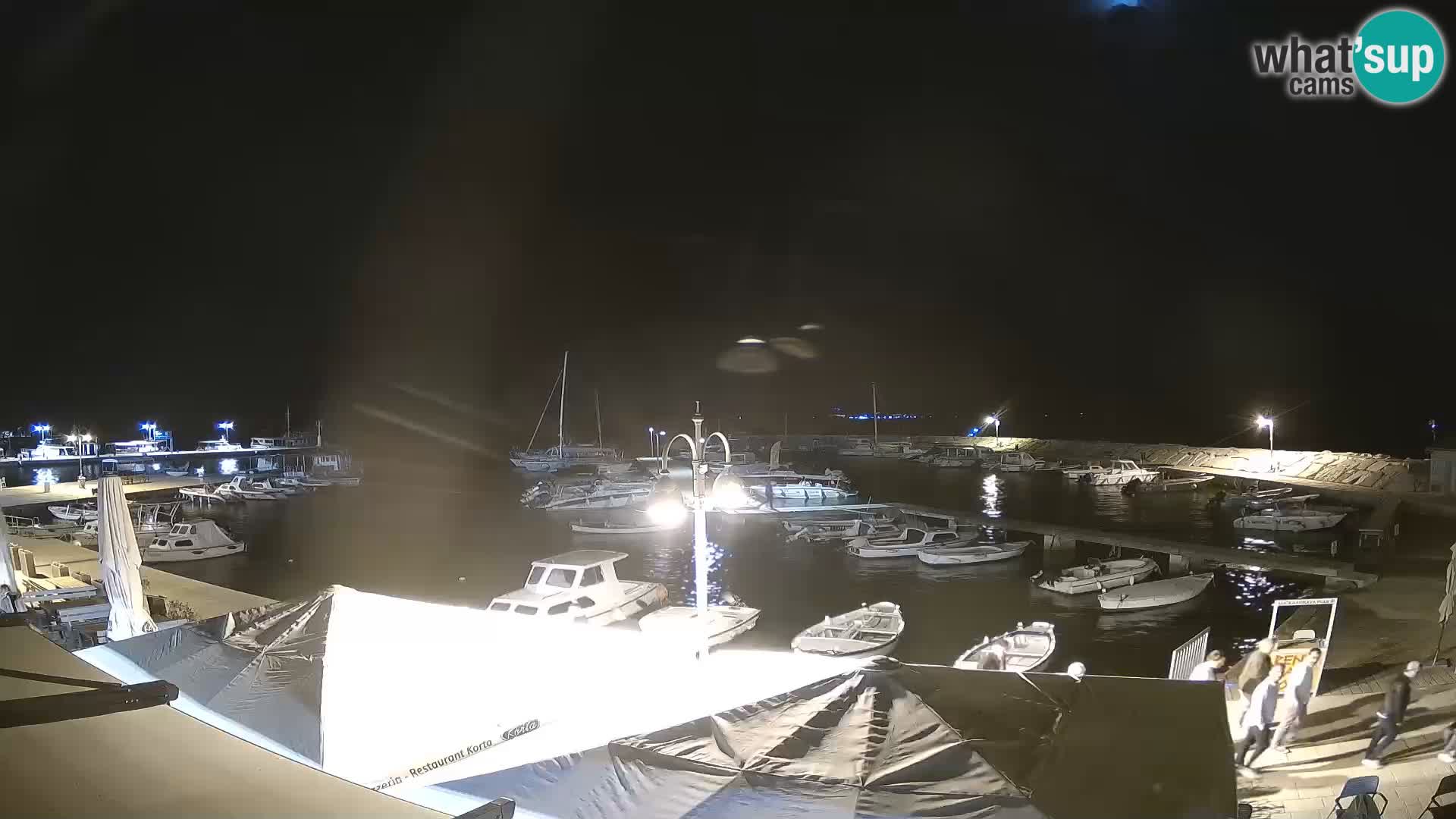 Fažana web kamera riva i gradska marina – Istra