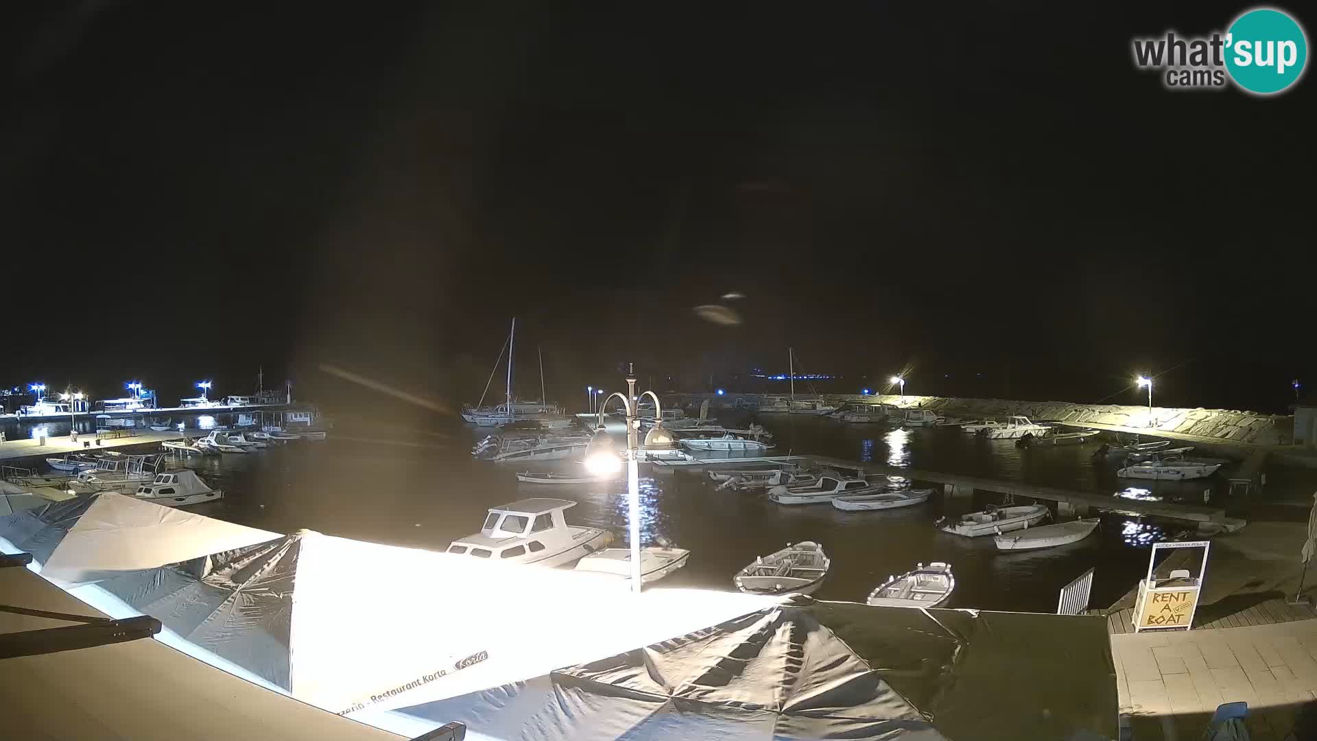 Fažana web kamera riva i gradska marina – Istra