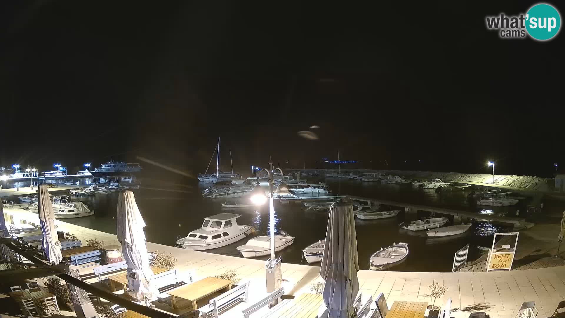 Fažana web kamera riva i gradska marina – Istra