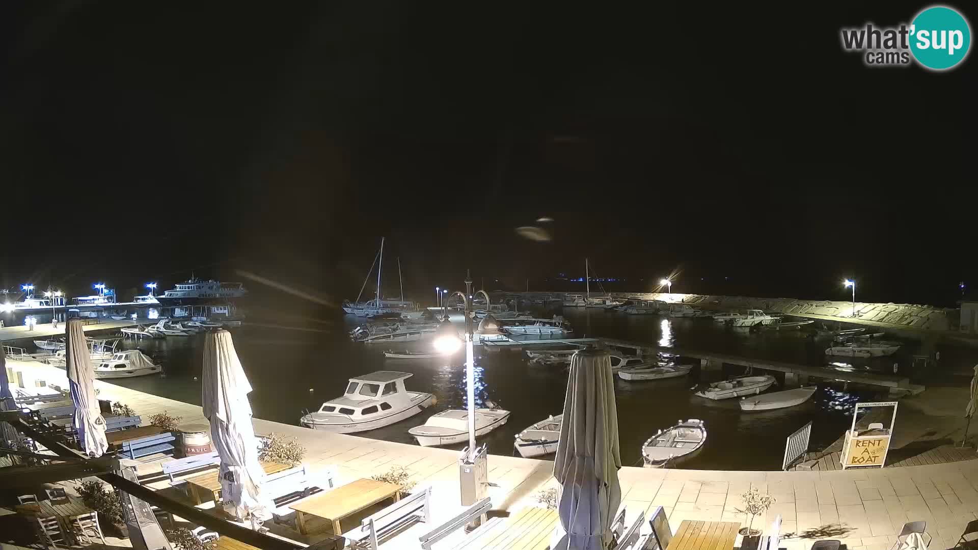 Fažana web kamera riva i gradska marina – Istra