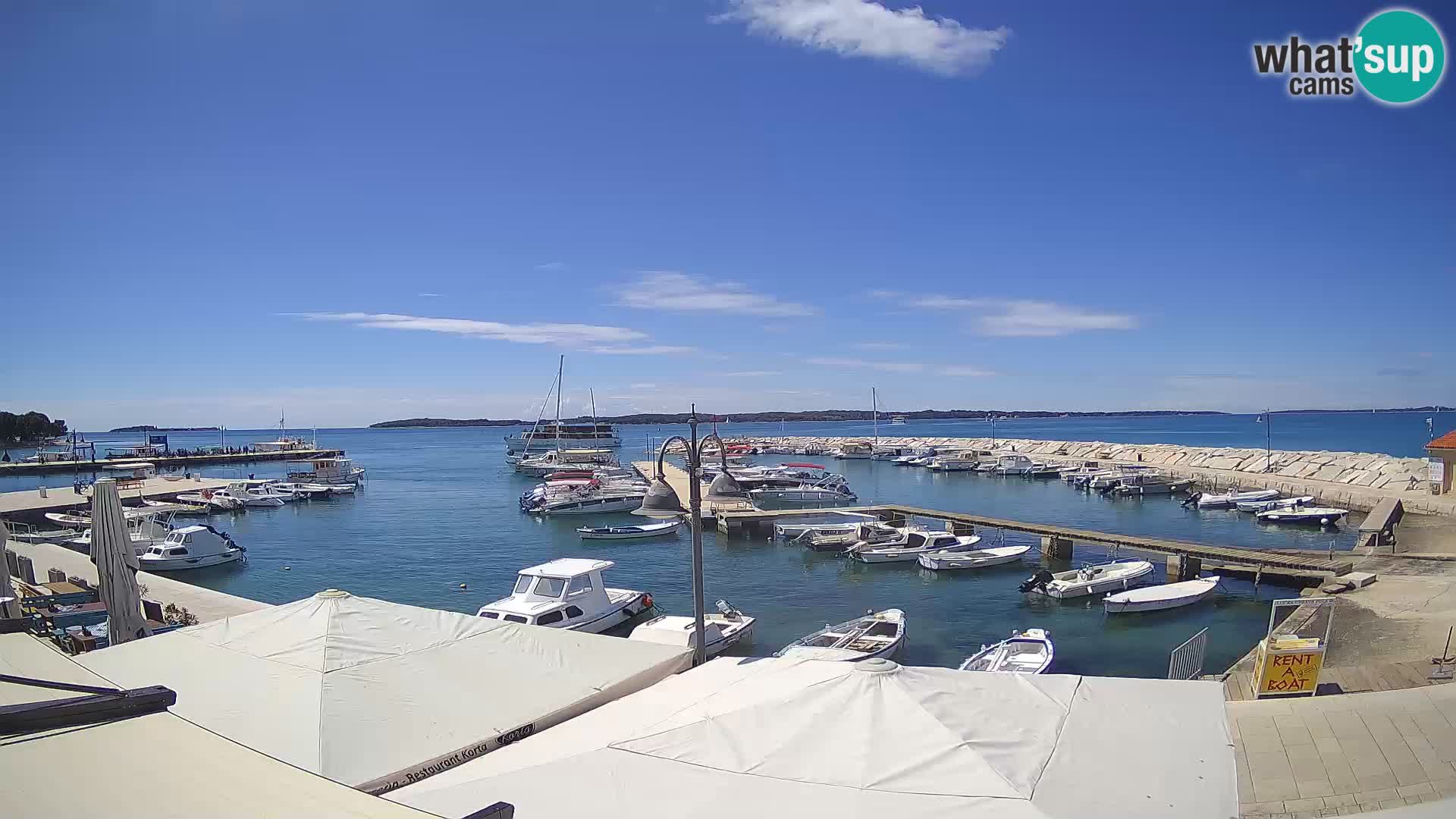 Webcam Fasana riva e la marina – Istria